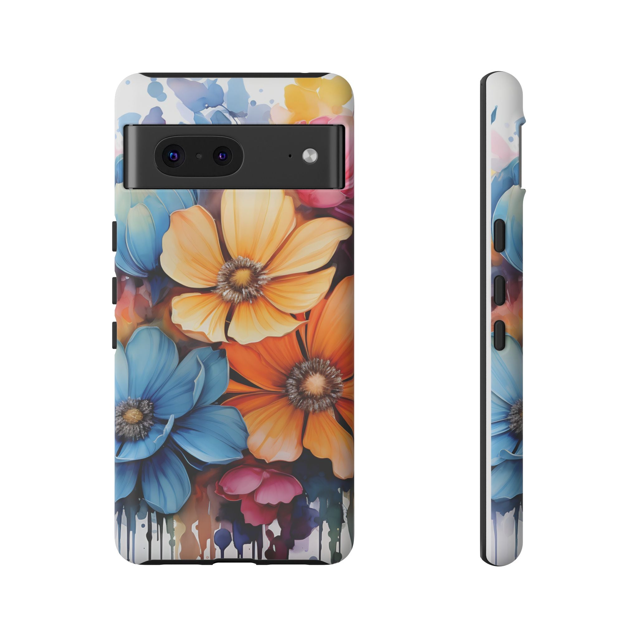 Vibrant Floral Watercolor Google Pixel Case (All Models)