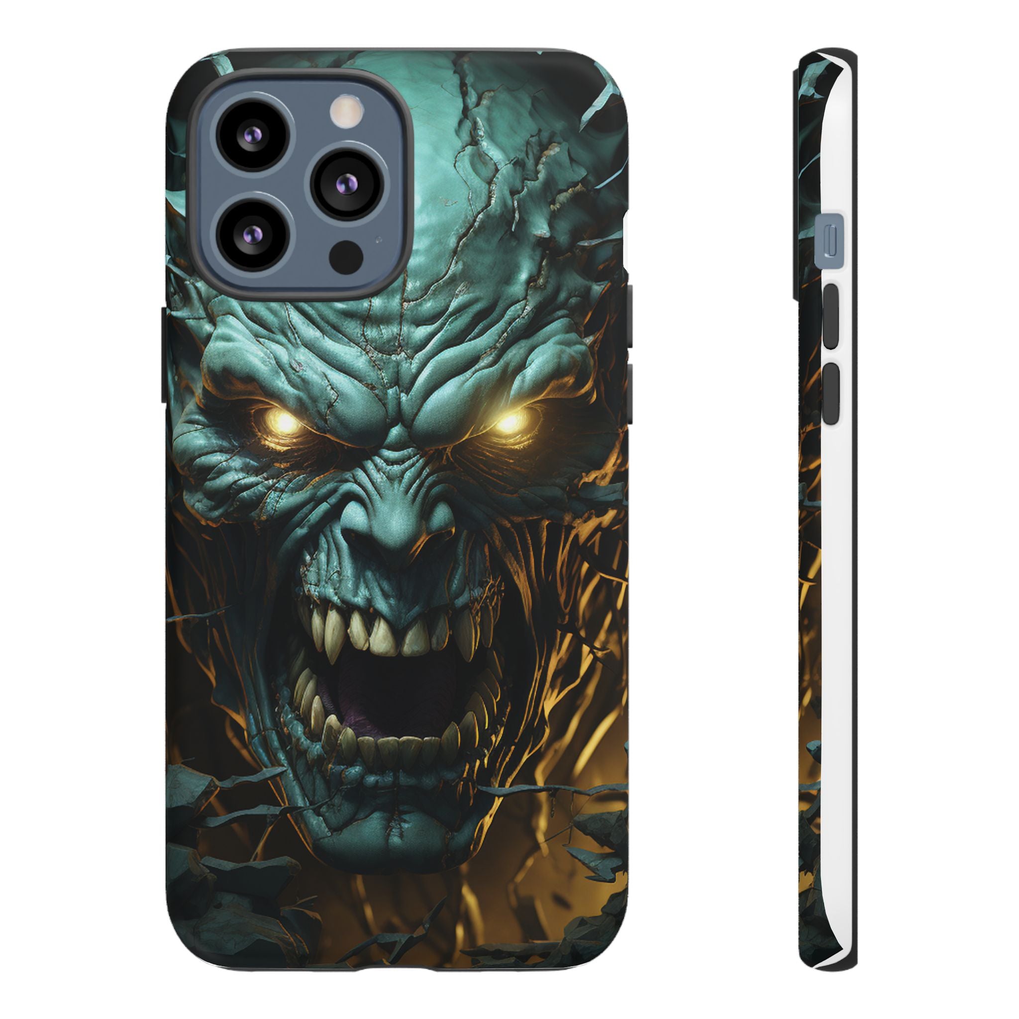 Monstrous Roar Hexagon Stone iPhone Case