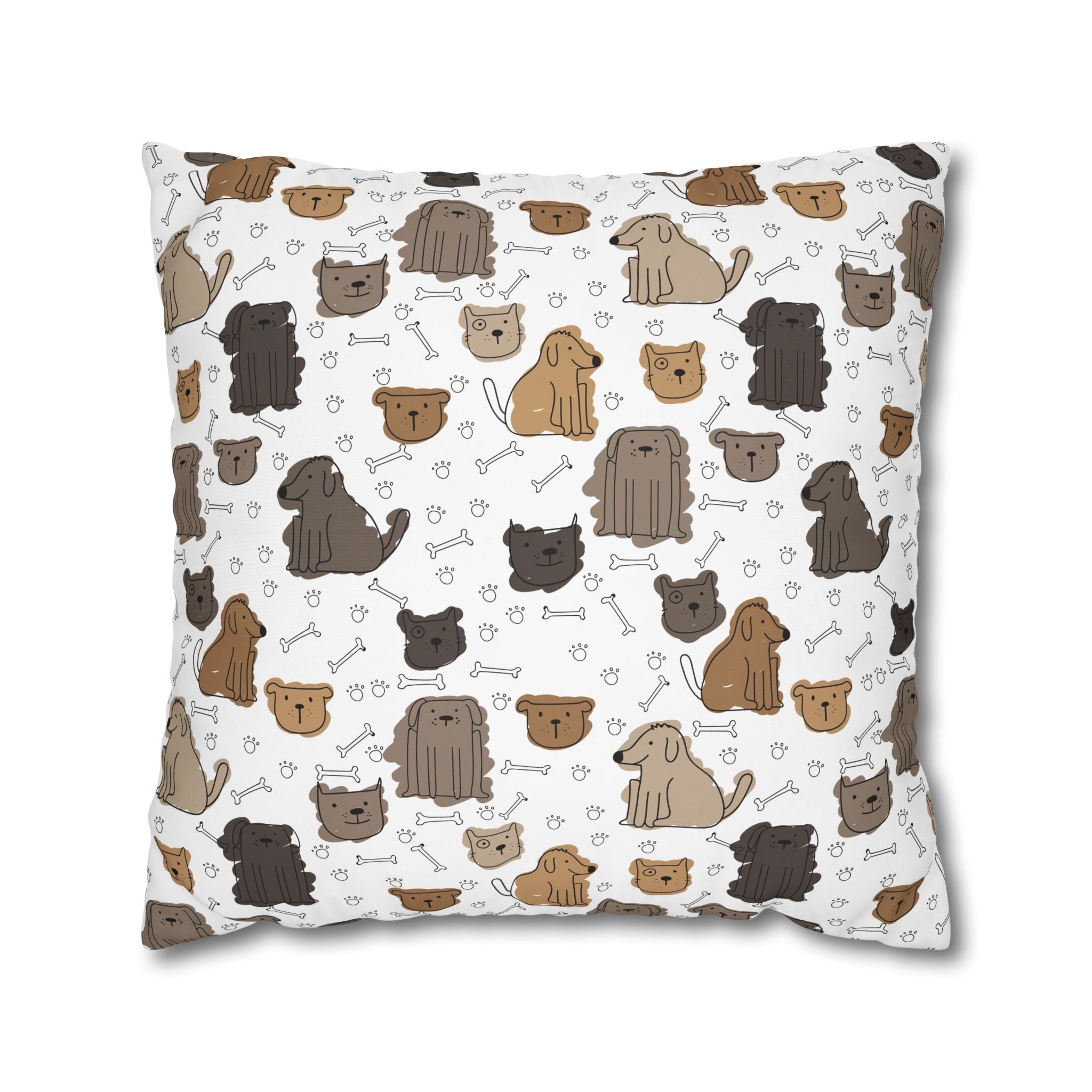 Cute Dog & Cat Pillowcase for Kids