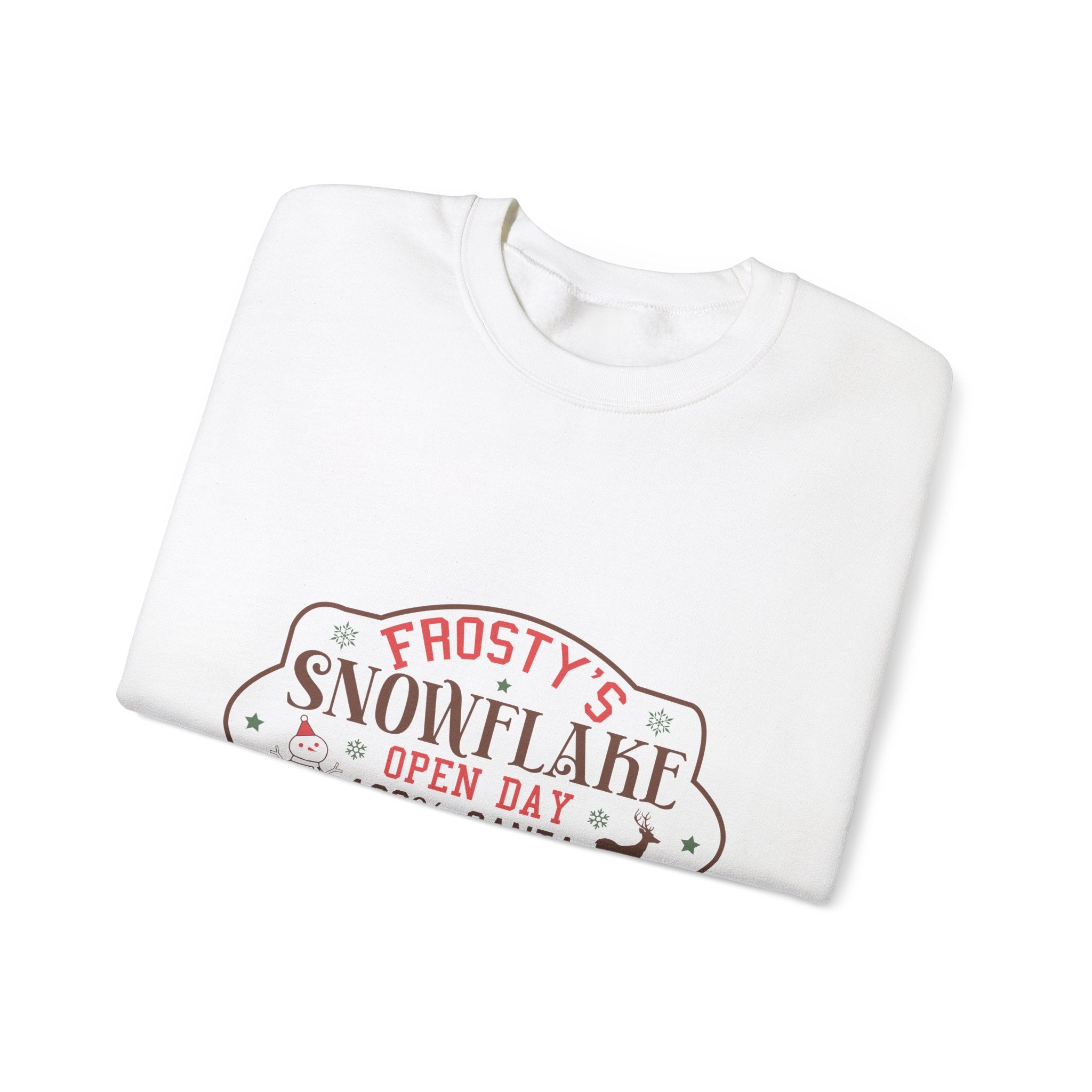 Frosty's Snowflake Cafe Christmas Sweatshirt