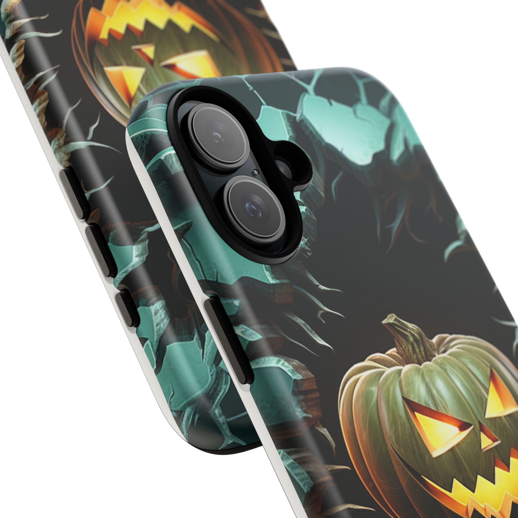 Spooky Jack-o'-Lantern Hexagon iPhone Case