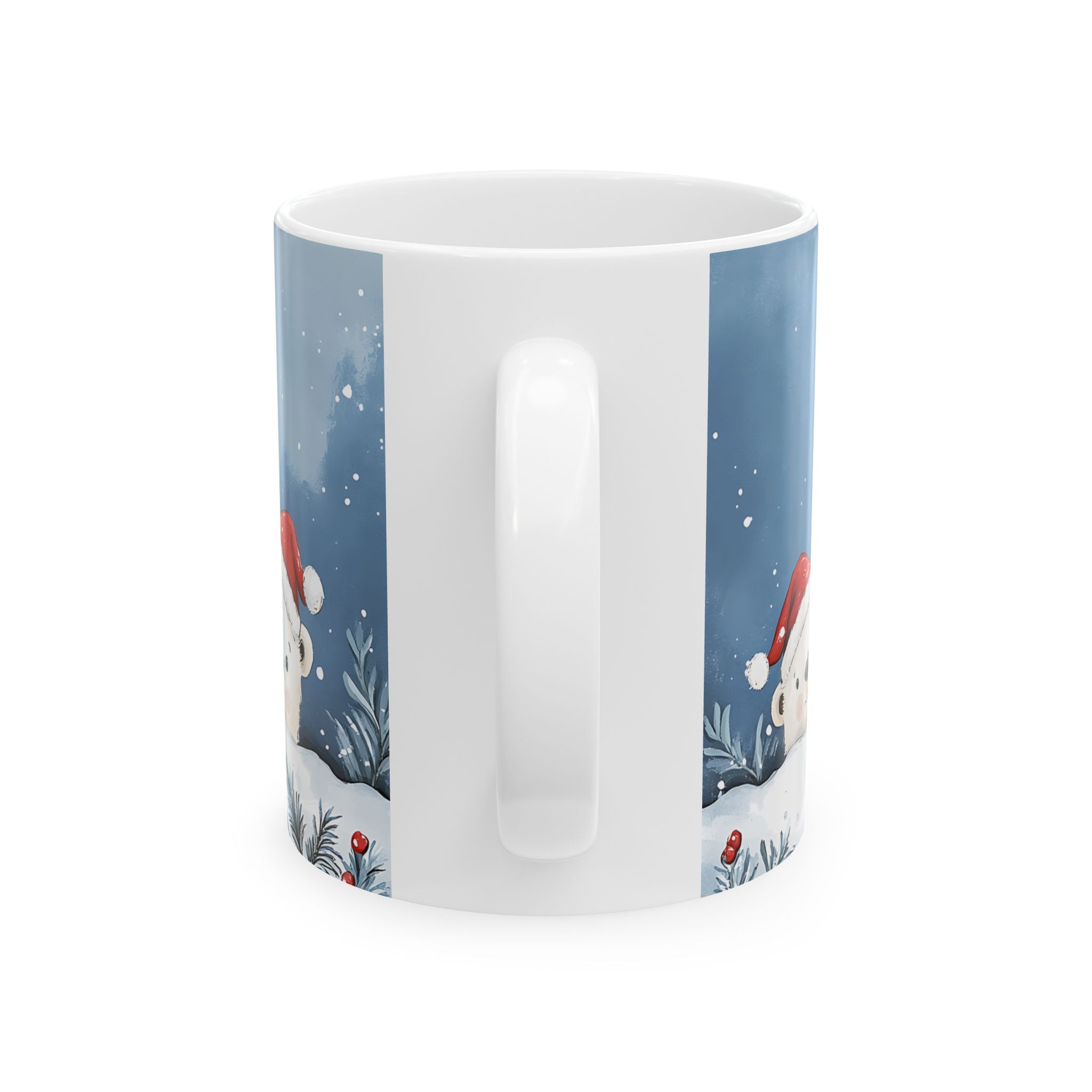 Polar Bear Cubs Christmas Mug