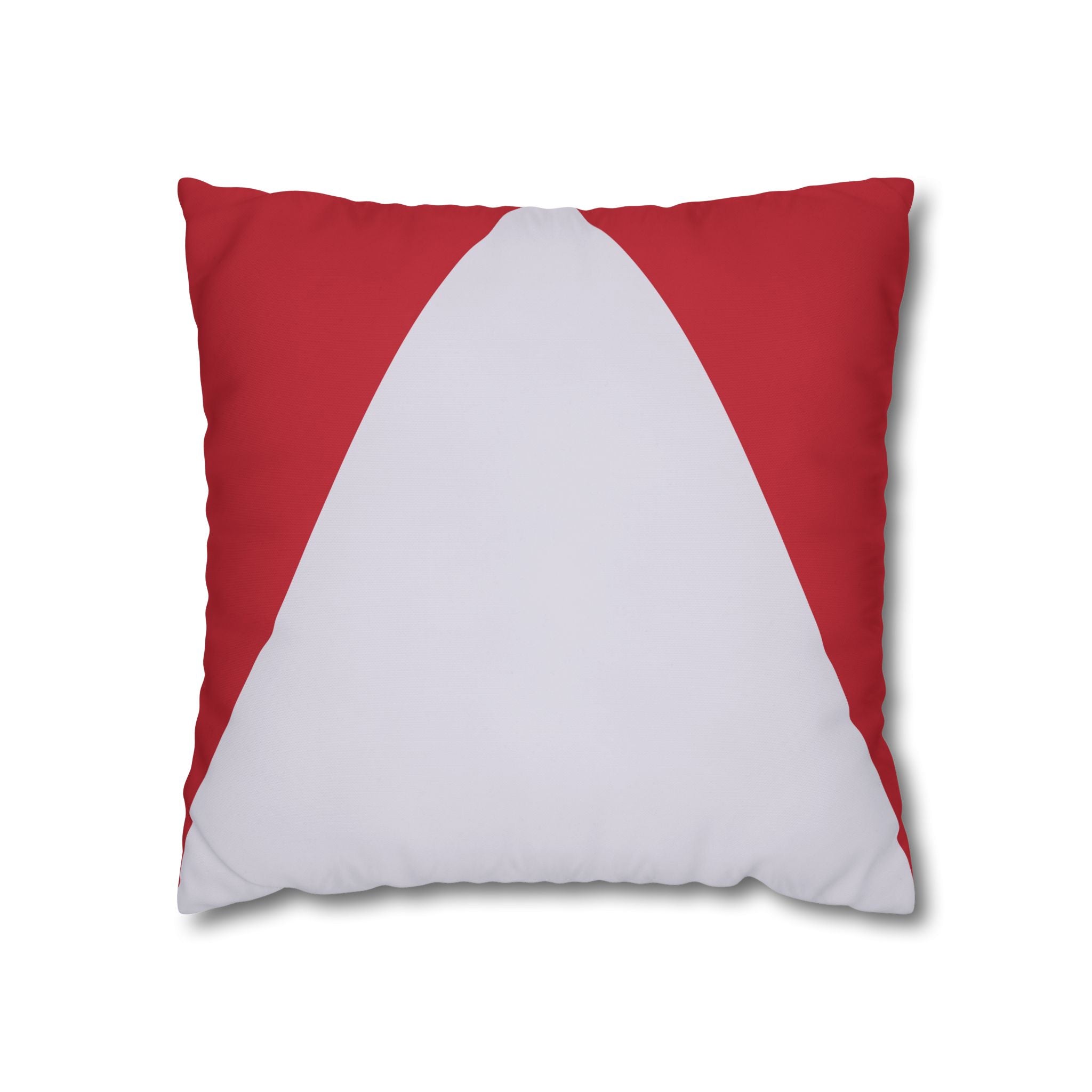 Geometric Crimson & Lavender Pillowcase