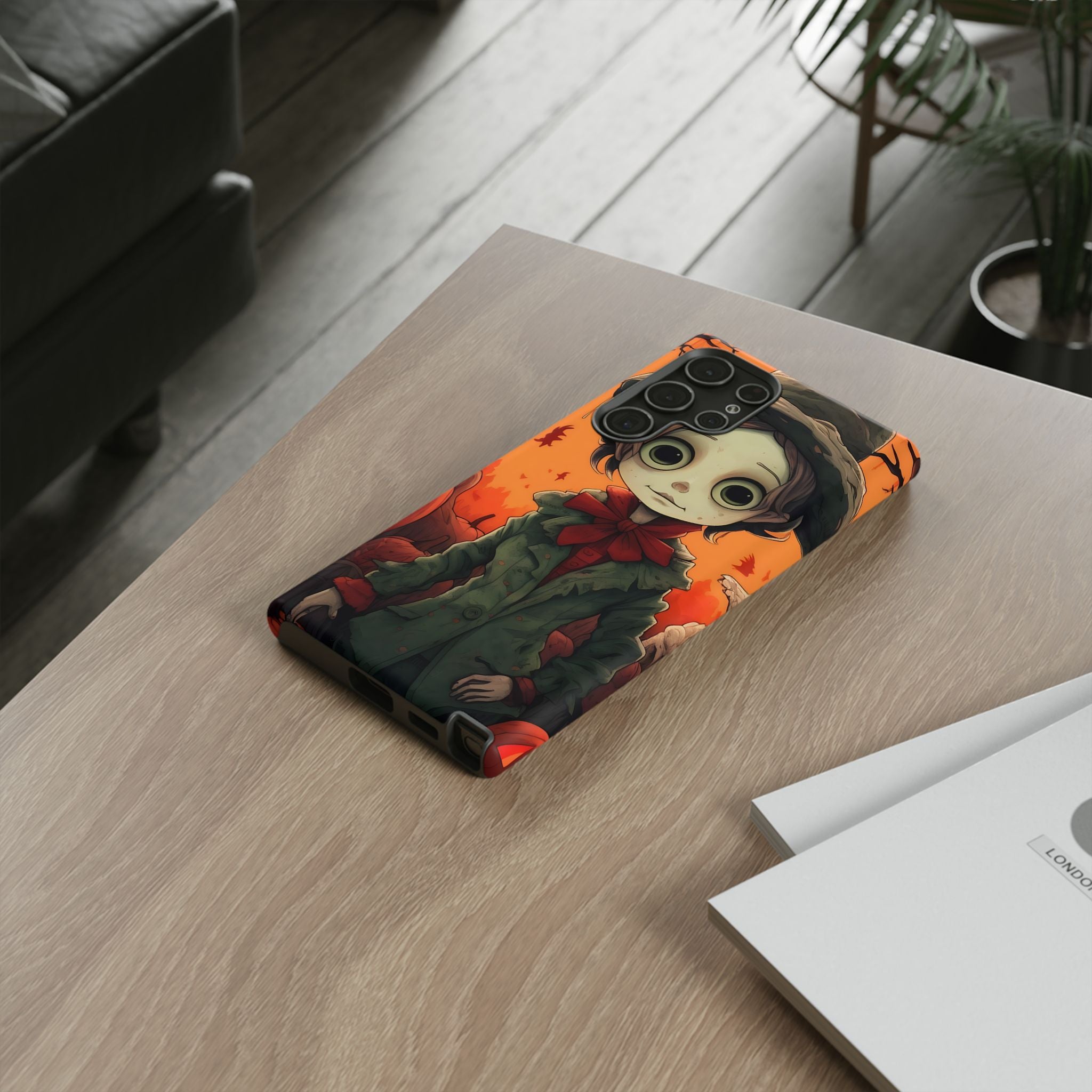 Spooky Autumn Child Samsung Case