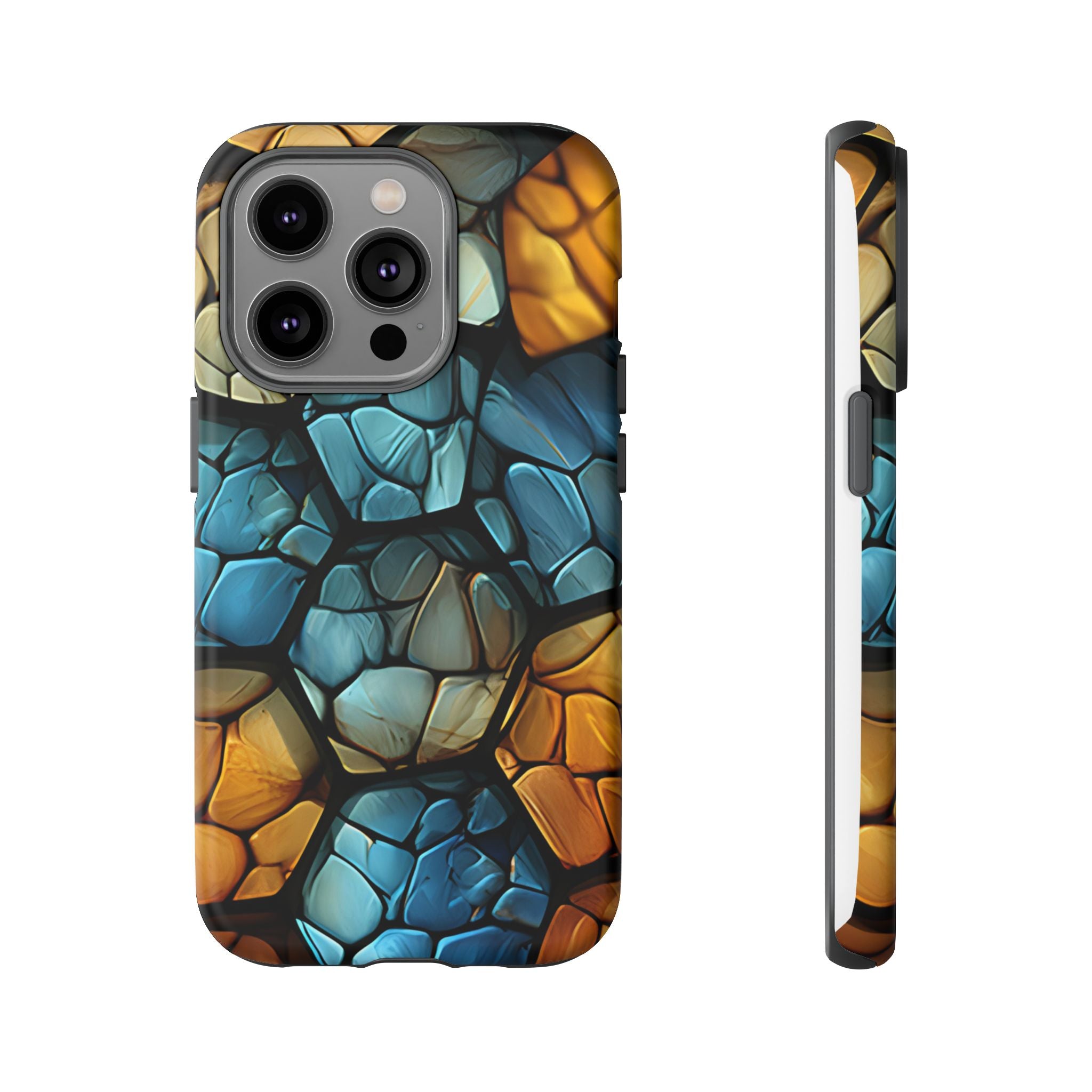 Abstract Stone Mosaic iPhone Case