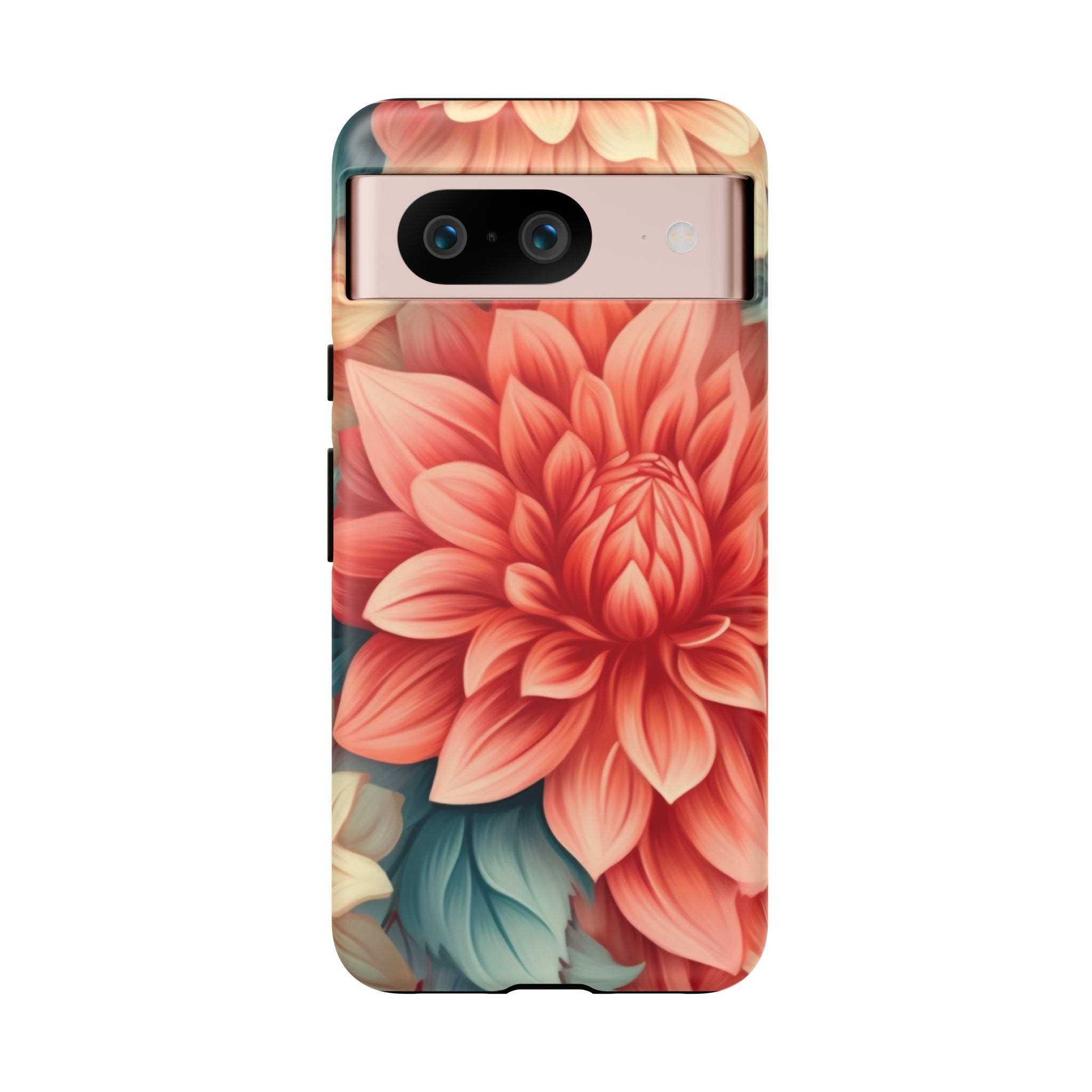 Coral Dahlia Google Pixel Case (All Models)