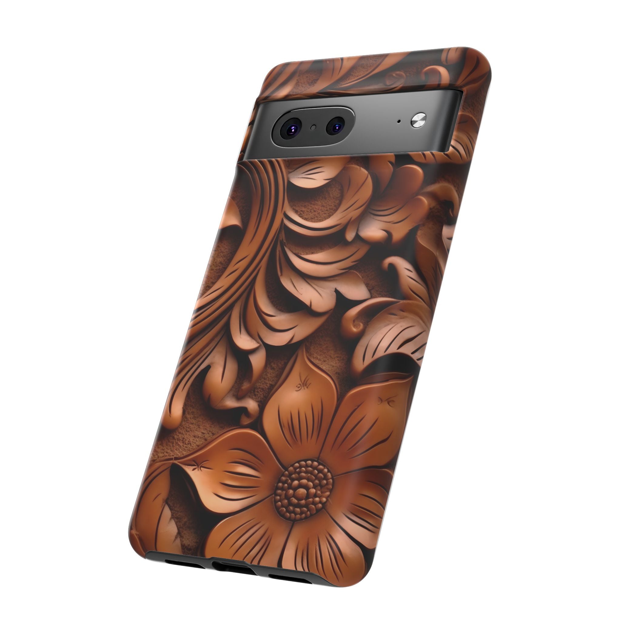 Intricate Wood Carving Design Google Pixel Case (All Models)