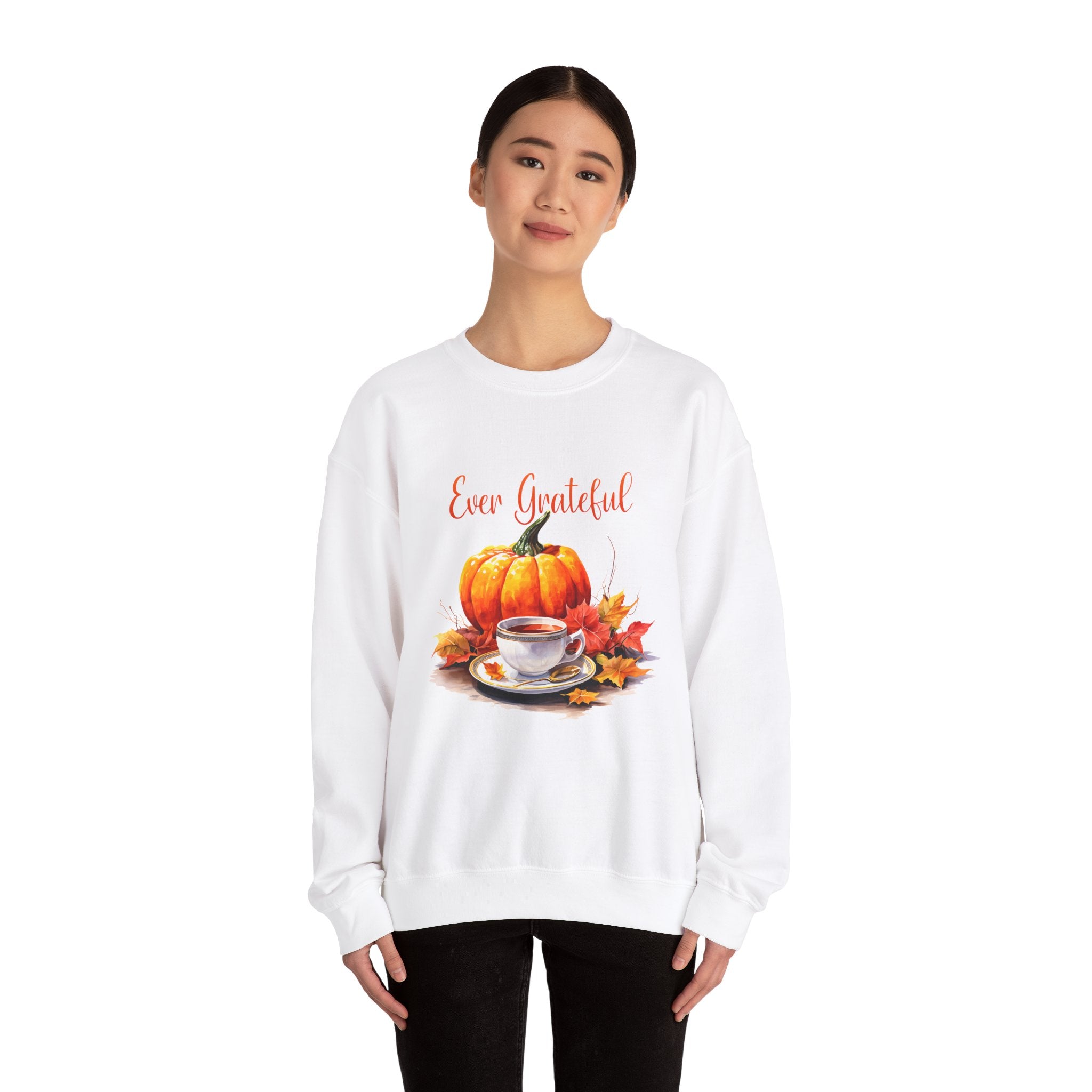 Ever Grateful Pumpkin Thanksgiving Sweatshirt