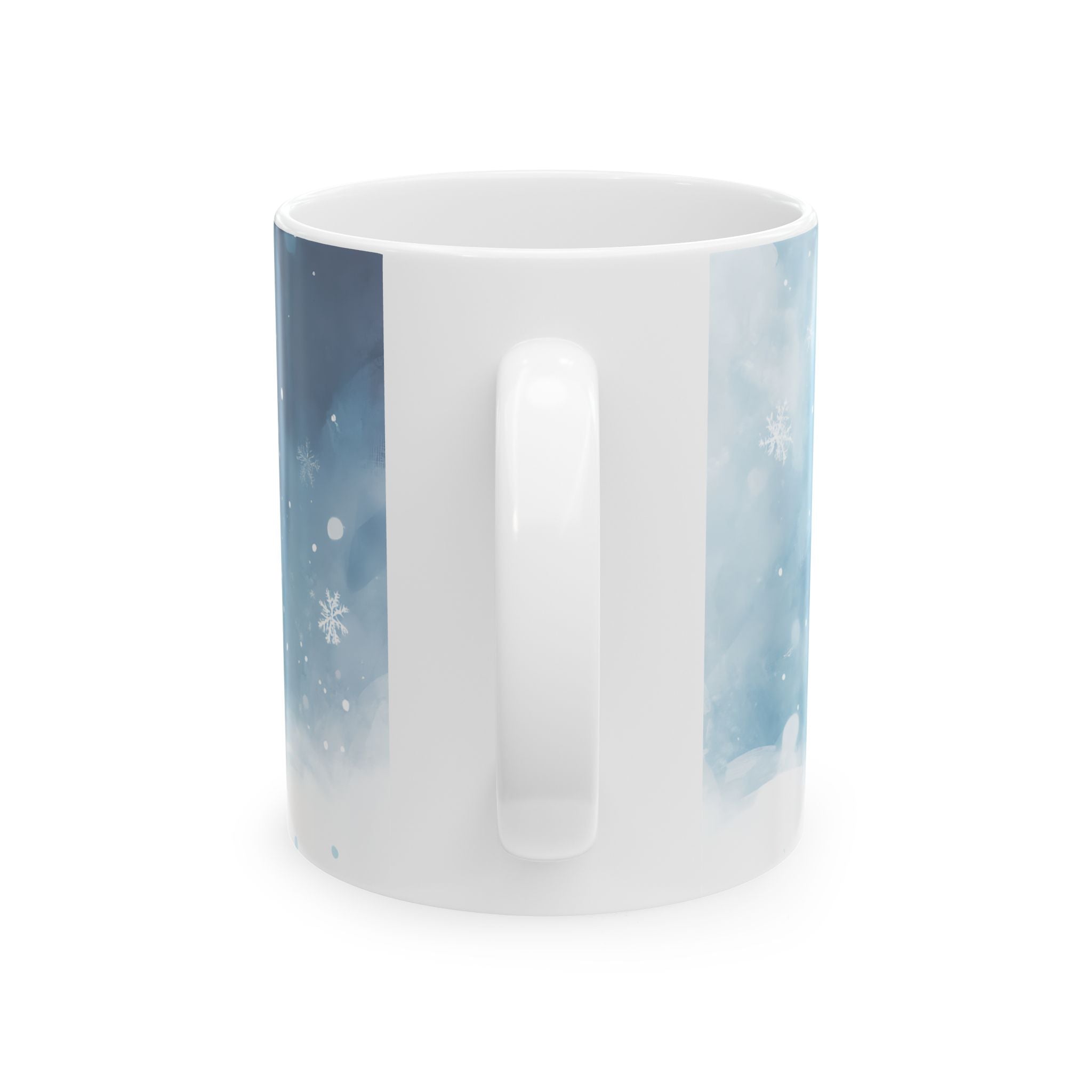 Cute Christmas Bunny Snow Mug