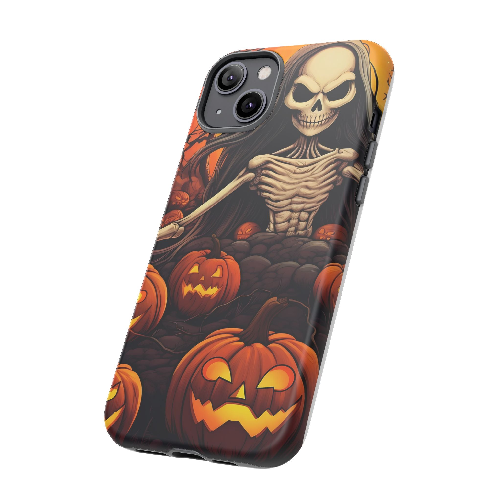 Spooky Skeleton Hexagon iPhone Case