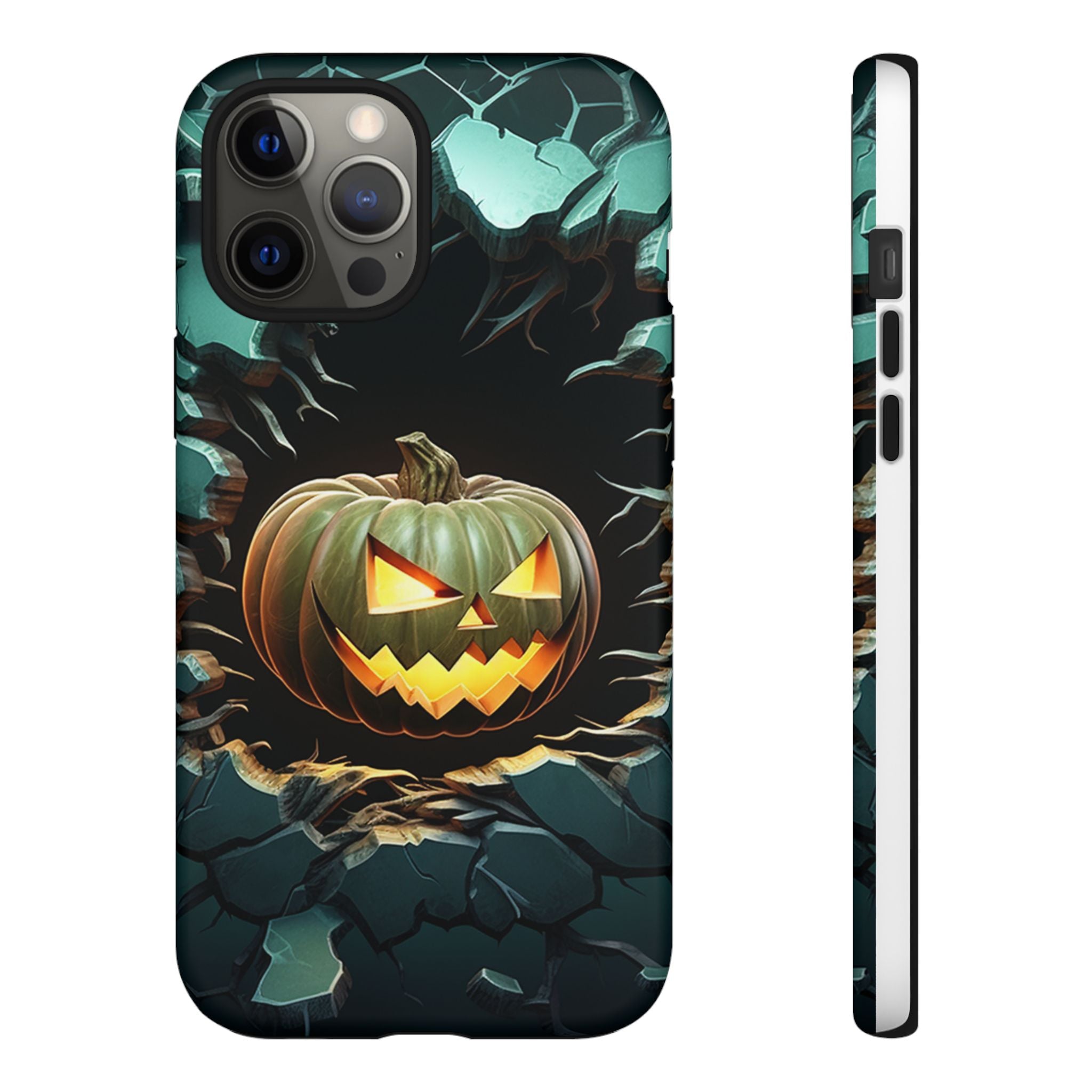 Spooky Jack-o'-Lantern Hexagon iPhone Case