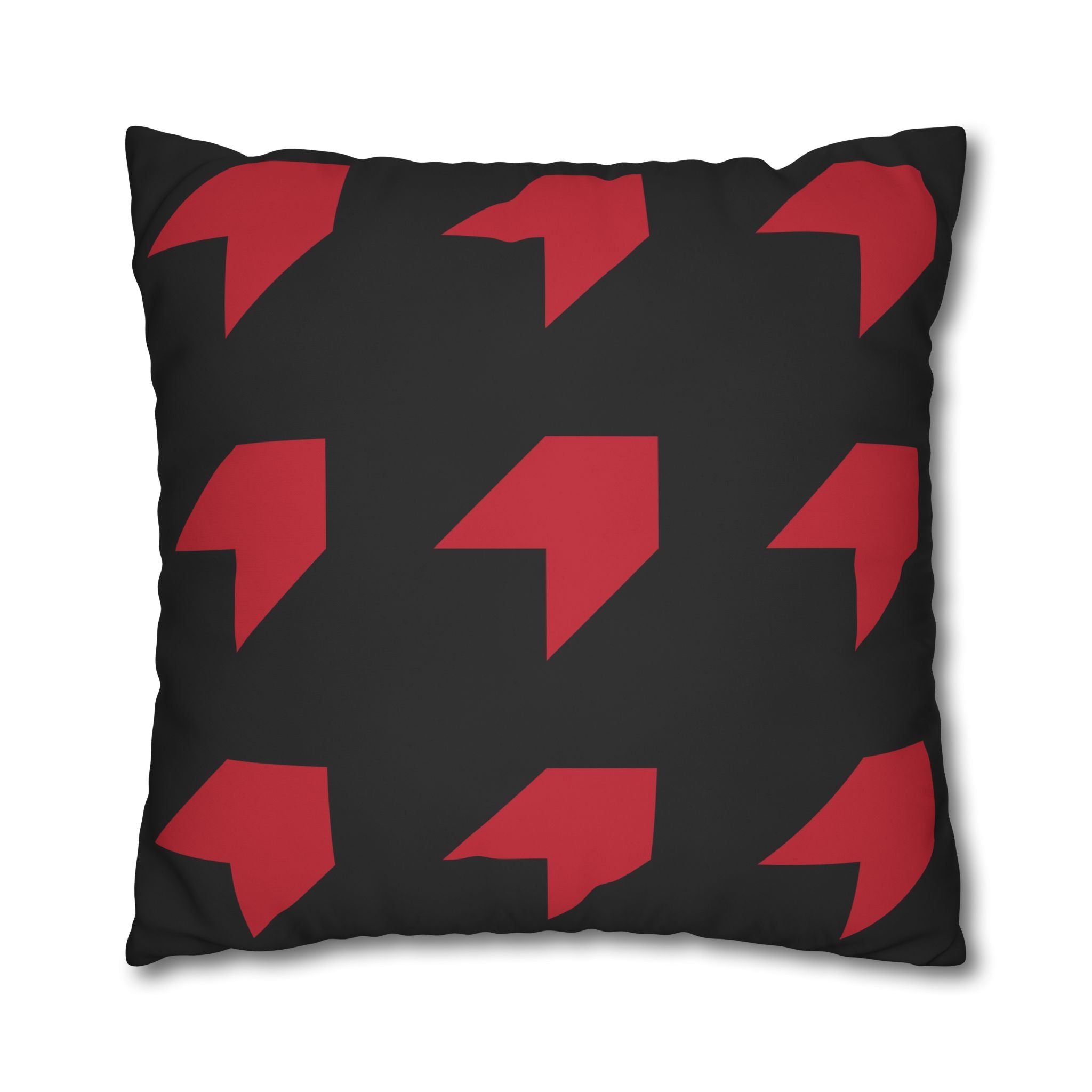 Geometric Arrow Red Pillowcase