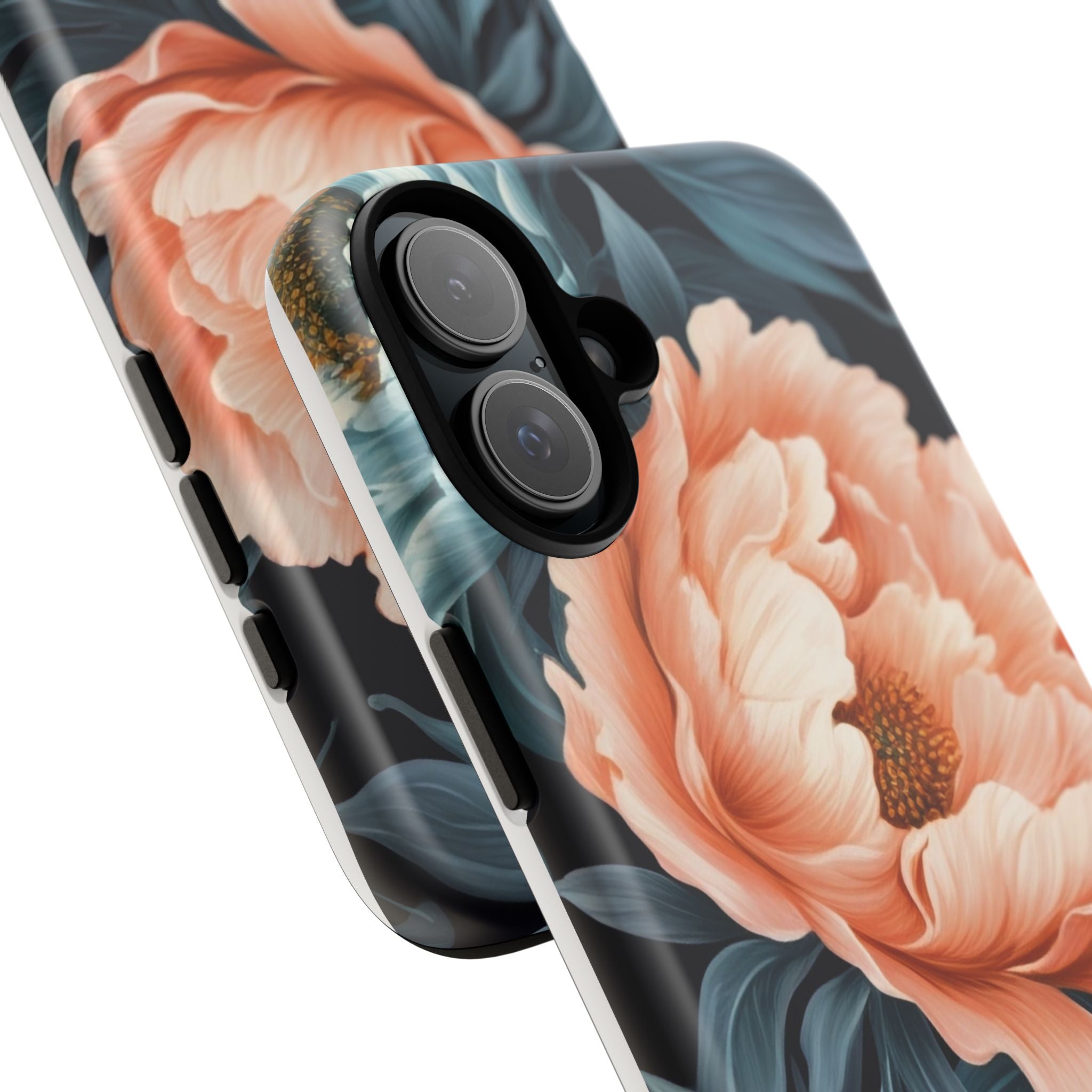 Moody Floral iPhone Case - Hexagon Stone