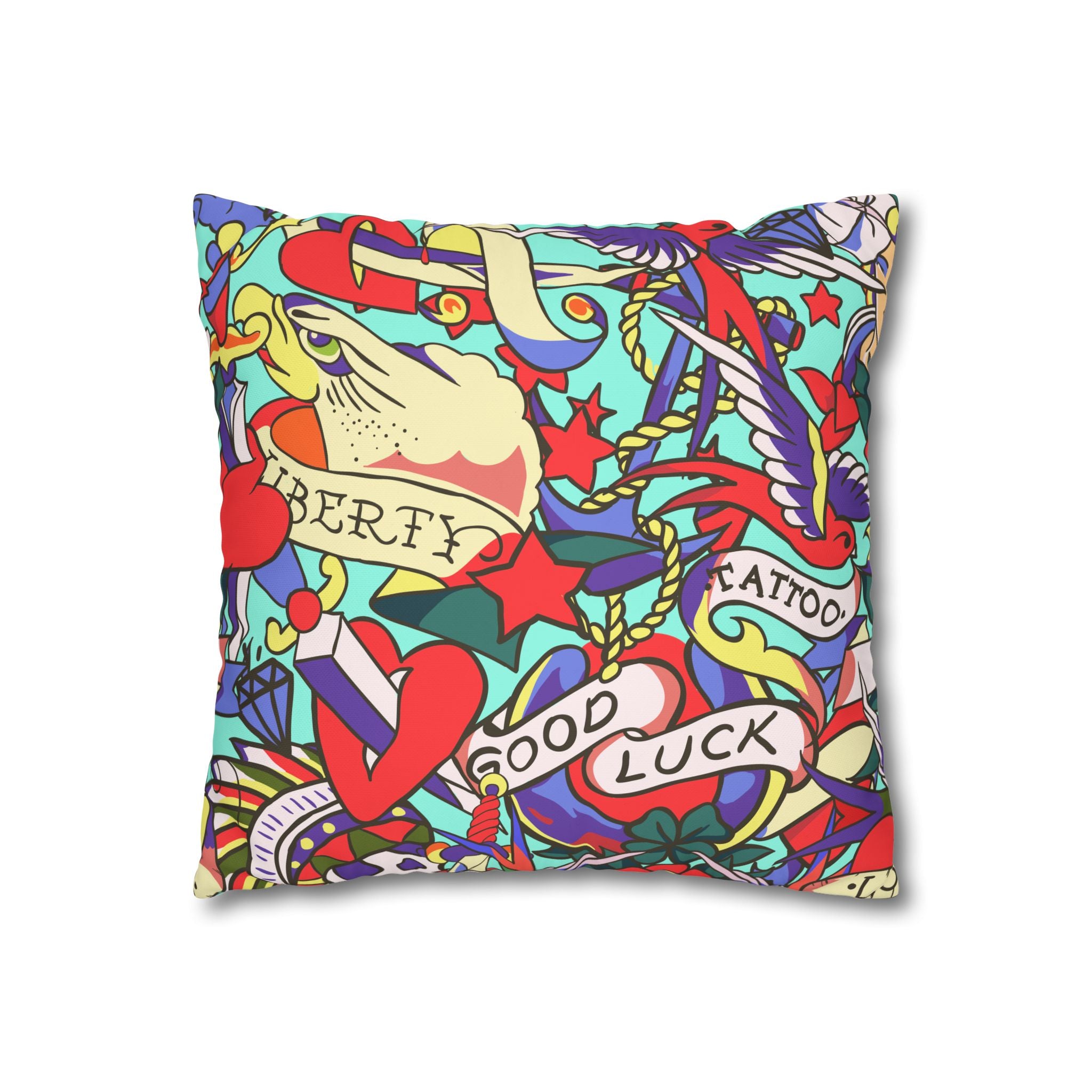 Vintage Tattoo Flash Pillowcase