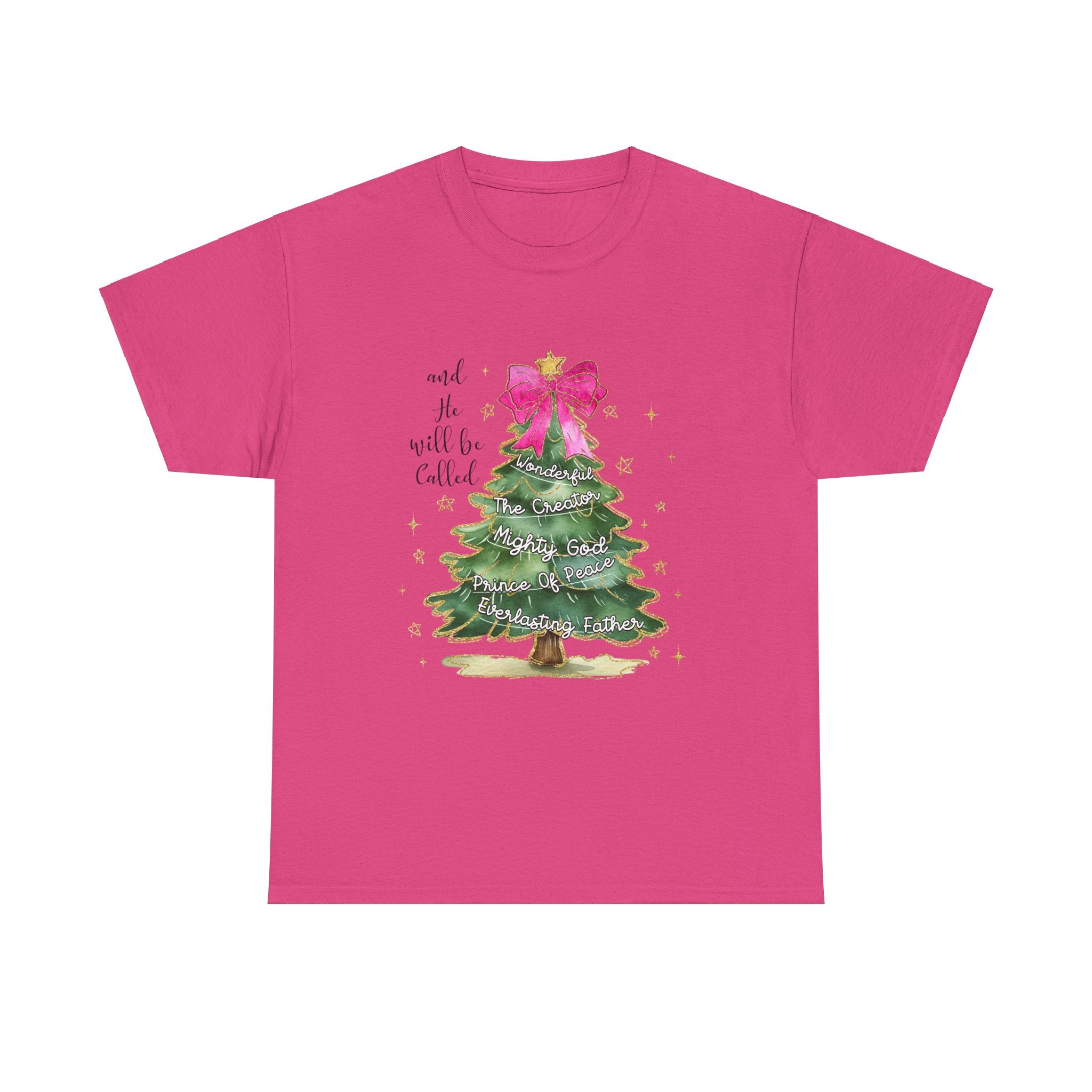 Watercolor Christmas Tree Faith T-Shirt