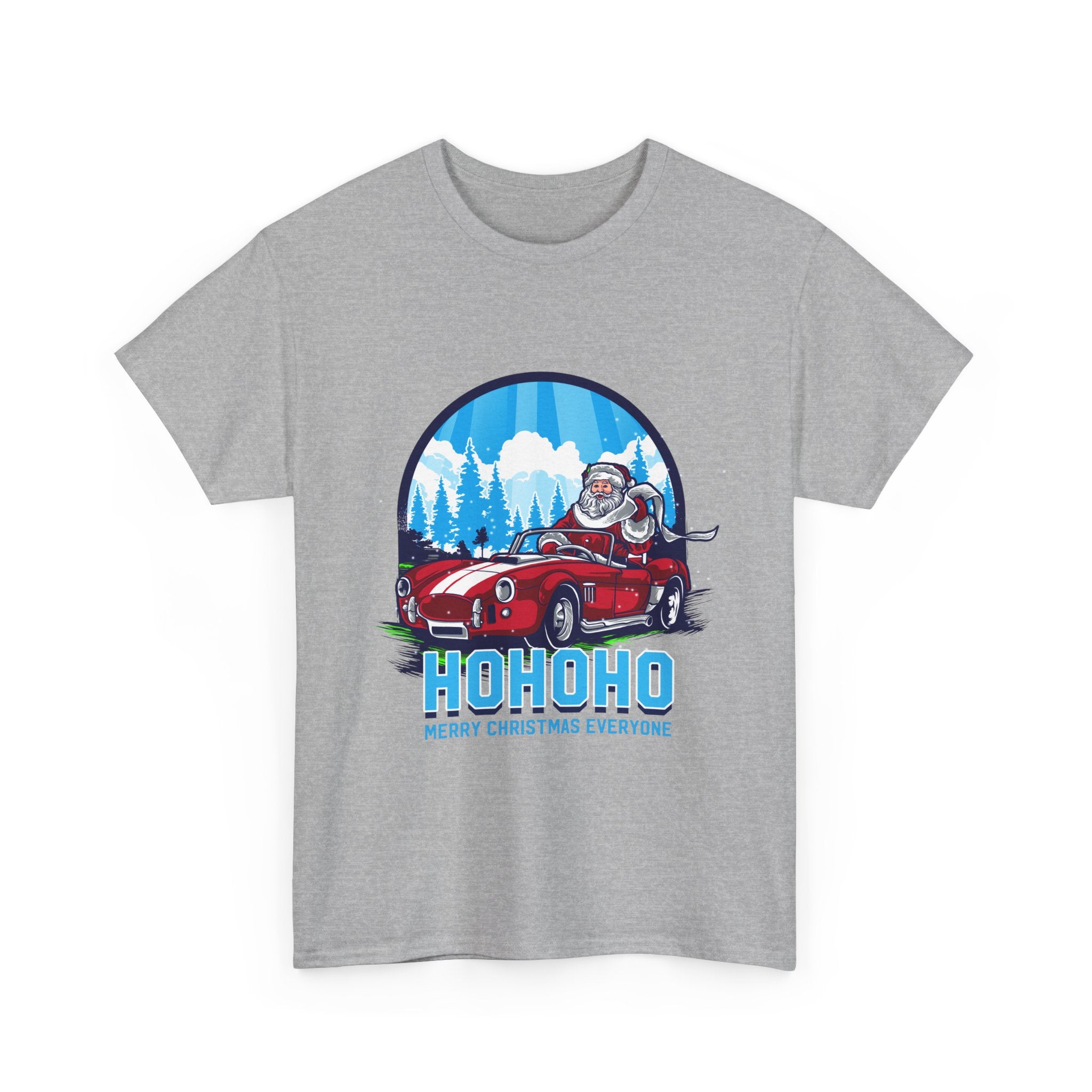 Santa's Hot Rod Christmas T-Shirt