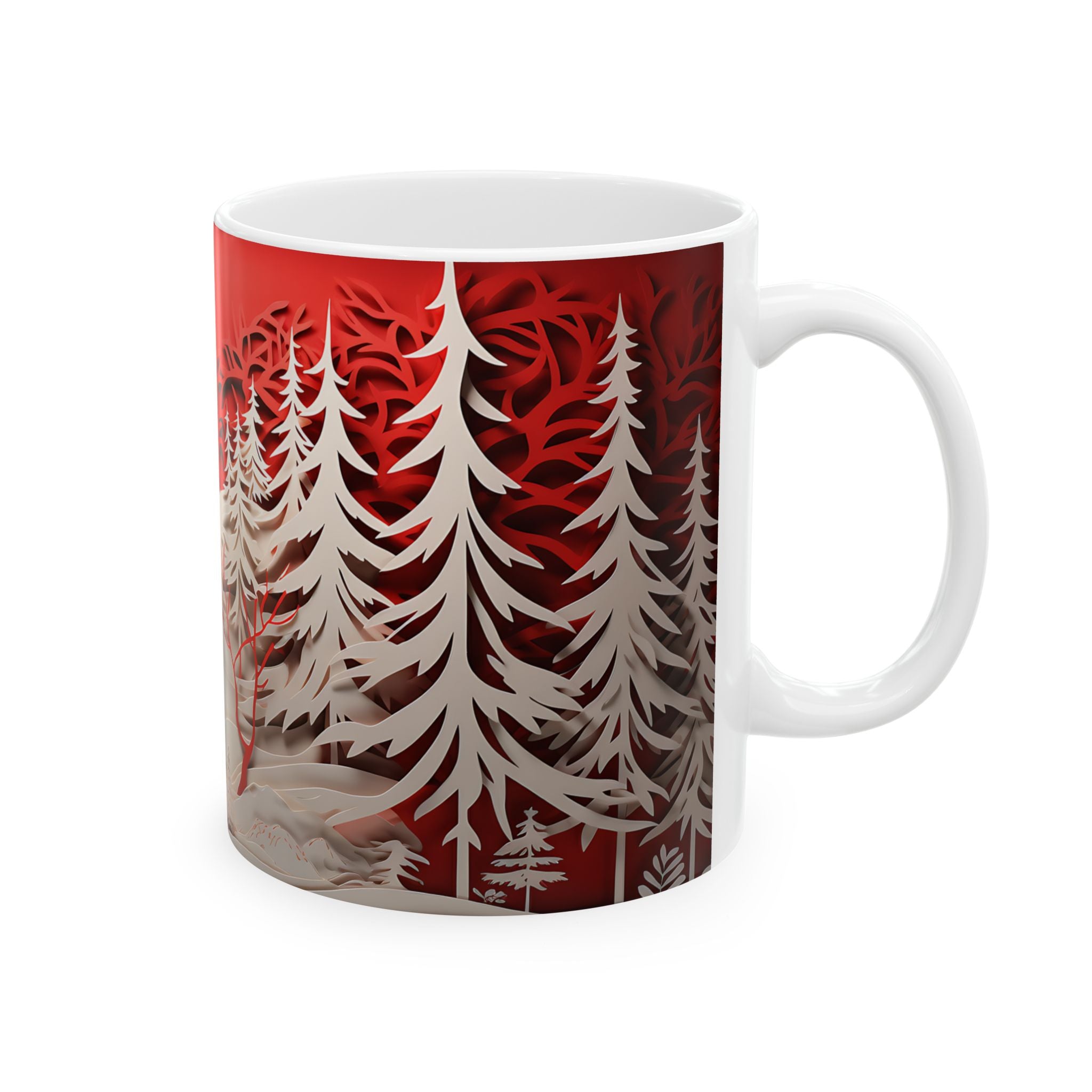 Winter Wonderland Papercut Mug