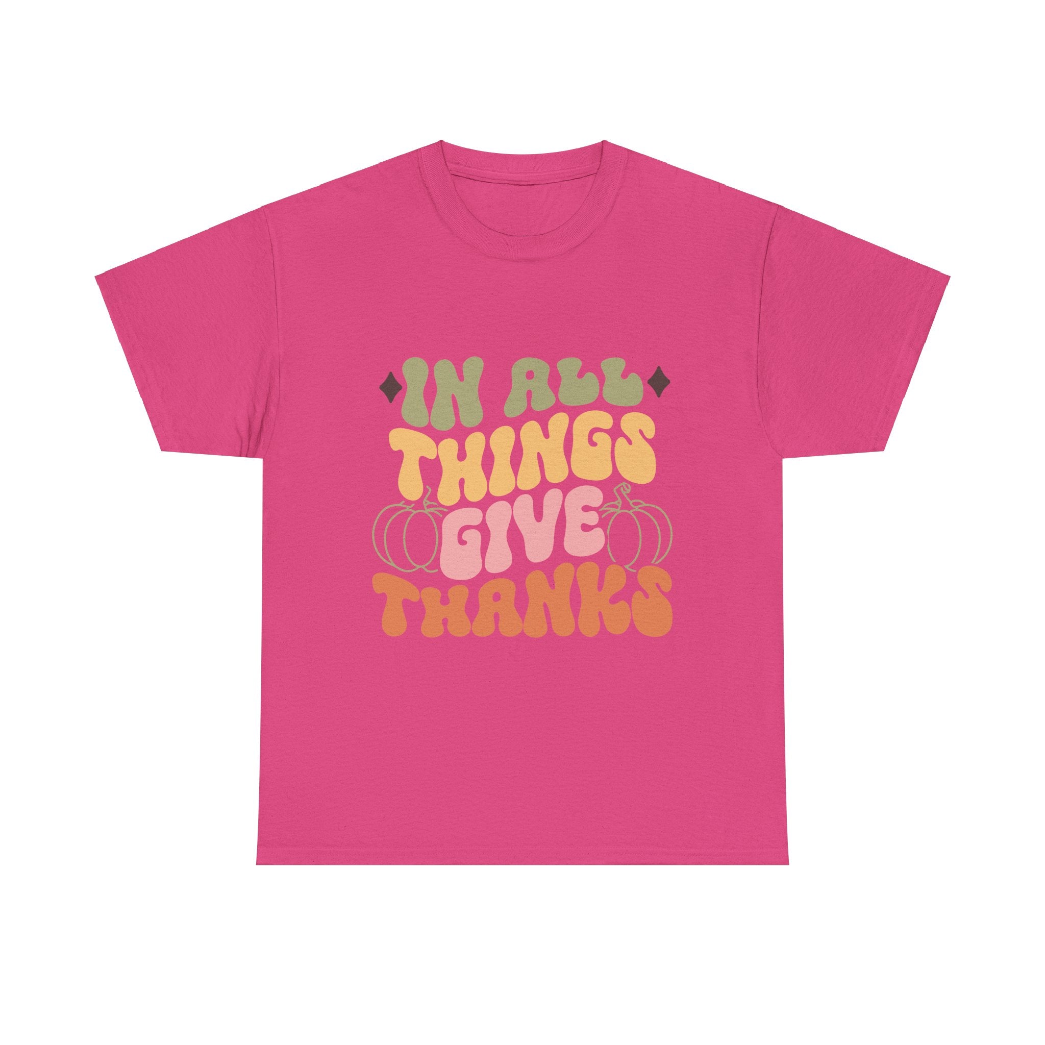 Groovy Thanksgiving: Give Thanks Tee