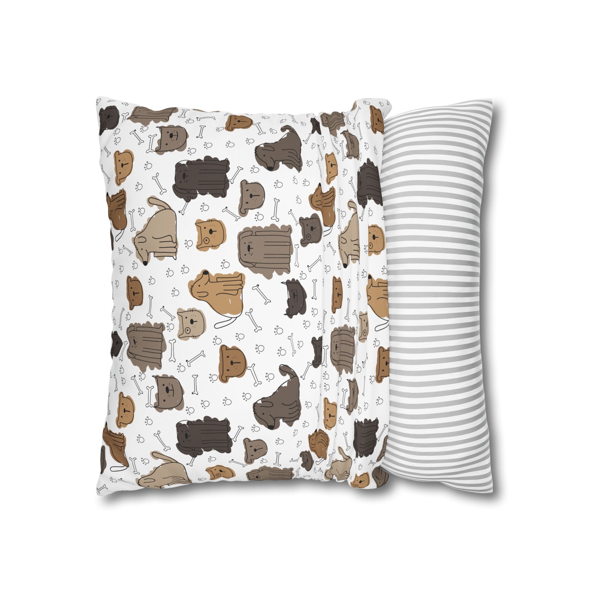 Cute Dog & Cat Pillowcase for Kids