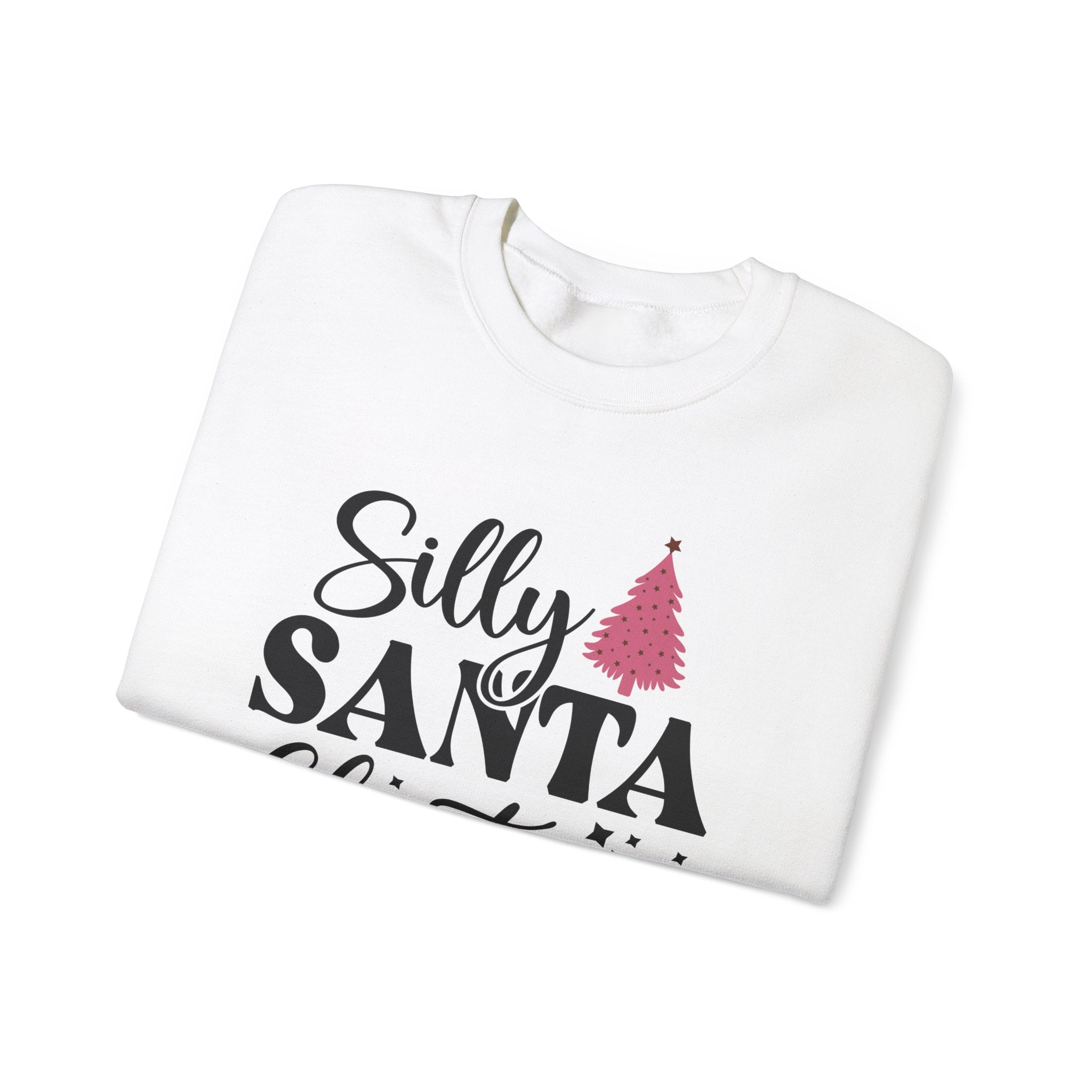 Pink Minimalist Christmas Tree Sweatshirt