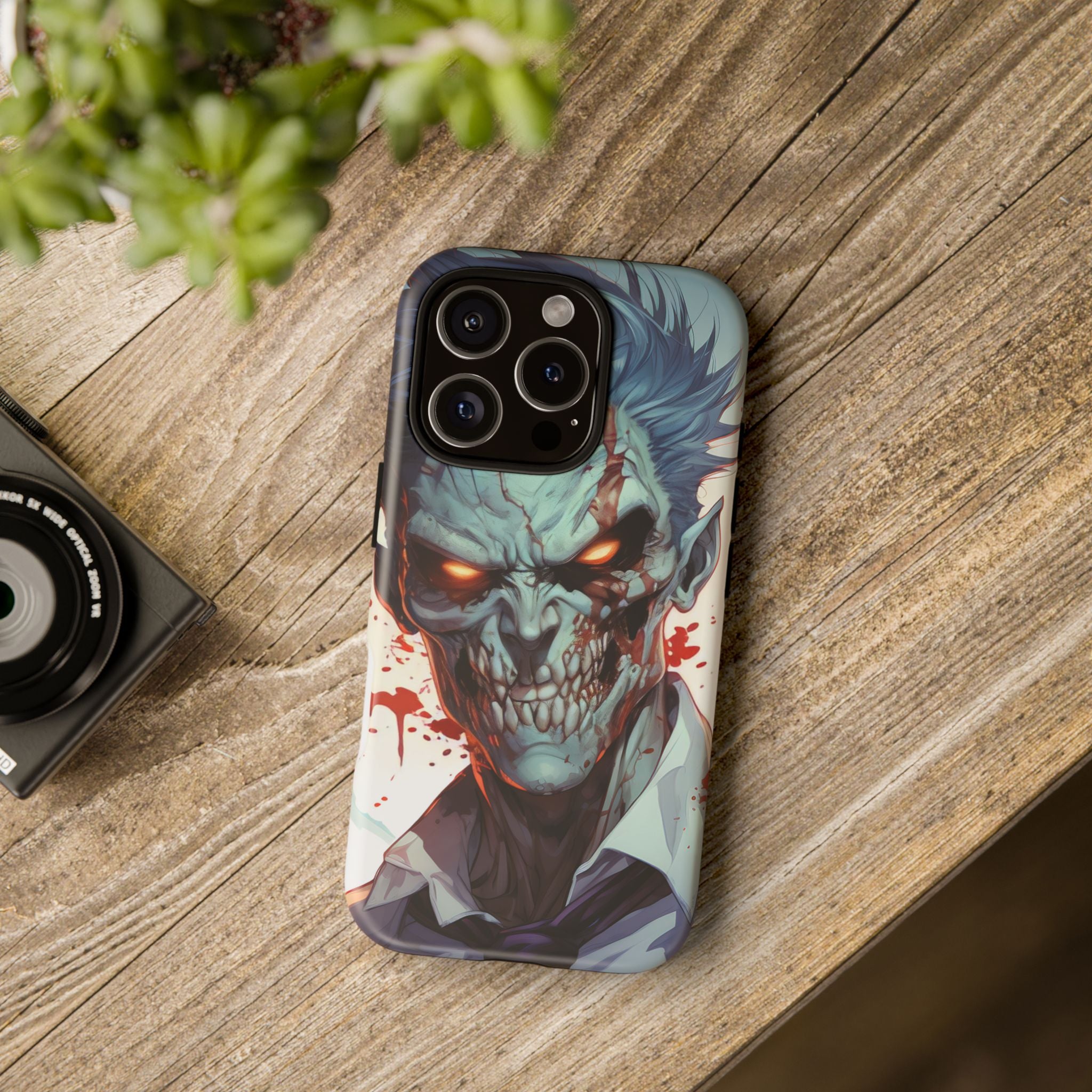 Zombie Elegance Hexagon iPhone Case