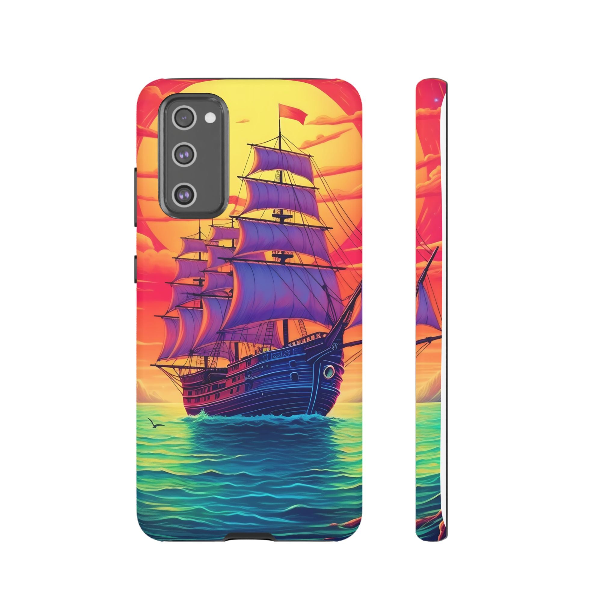 Sunset Galleon Samsung Phone Case