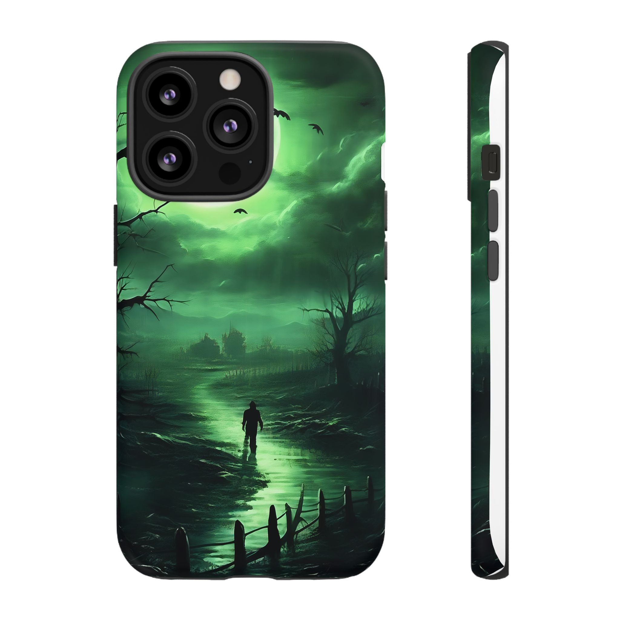 Swamp Moon Gothic iPhone Case - Hexagon Stone