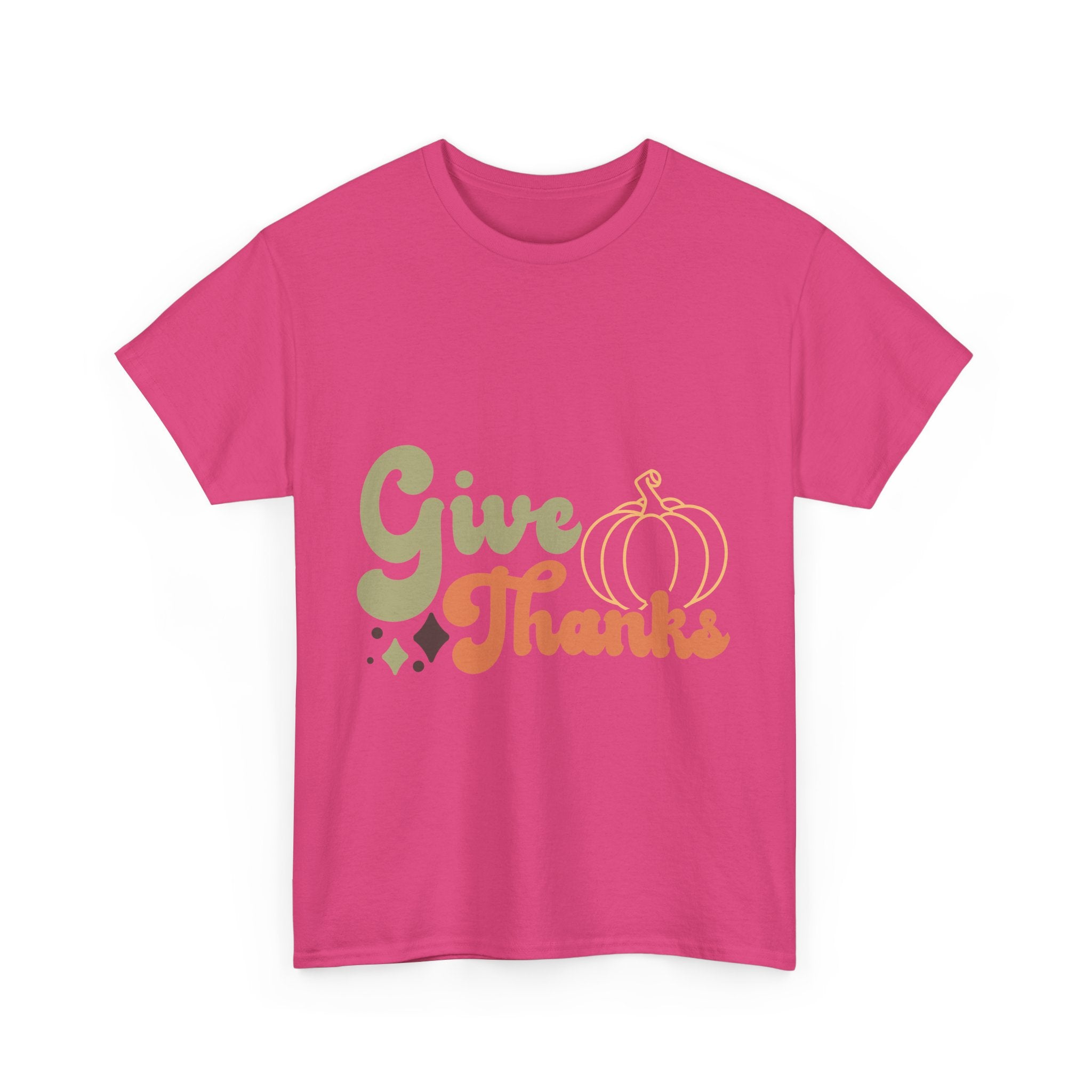 Give Thanks Retro Thanksgiving T-Shirt