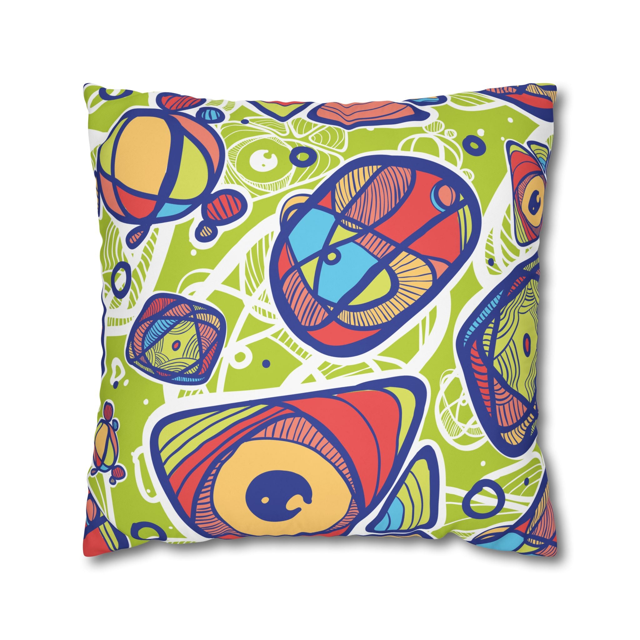 Psychedelic Geo Pillowcase - Vivid Dreams