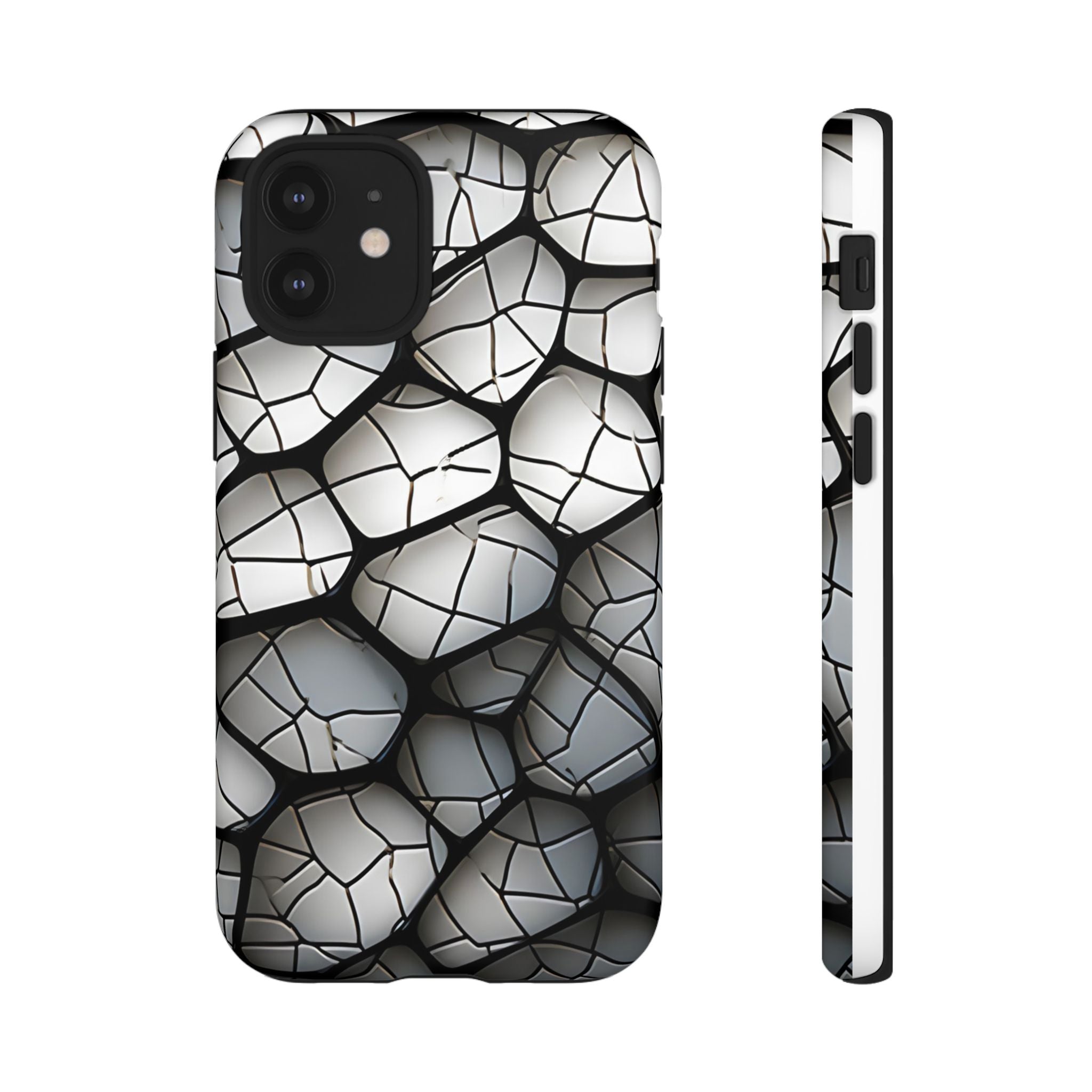 Abstract Mosaic iPhone Case - Textured & Chic