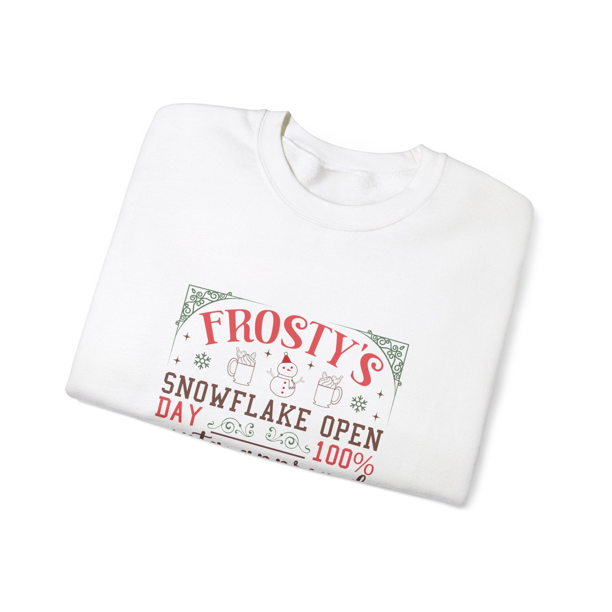 Frosty's Snowflake Open Day Sweatshirt