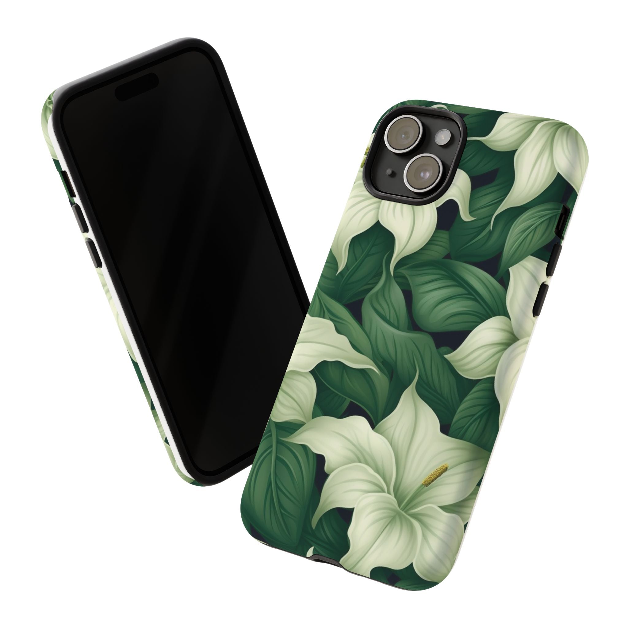 Luxurious Lily iPhone Case - Hexagon Stone