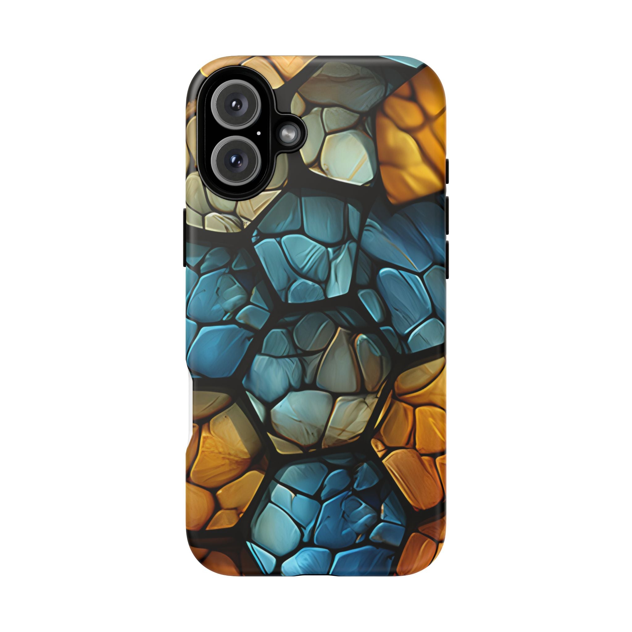 Abstract Stone Mosaic iPhone Case