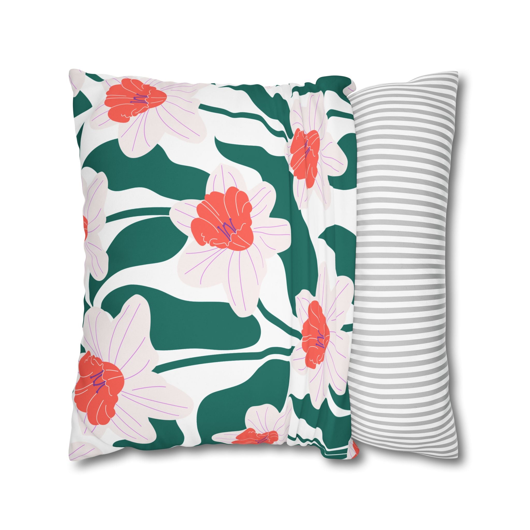 Daffodil Pillowcase - Modern Floral Design