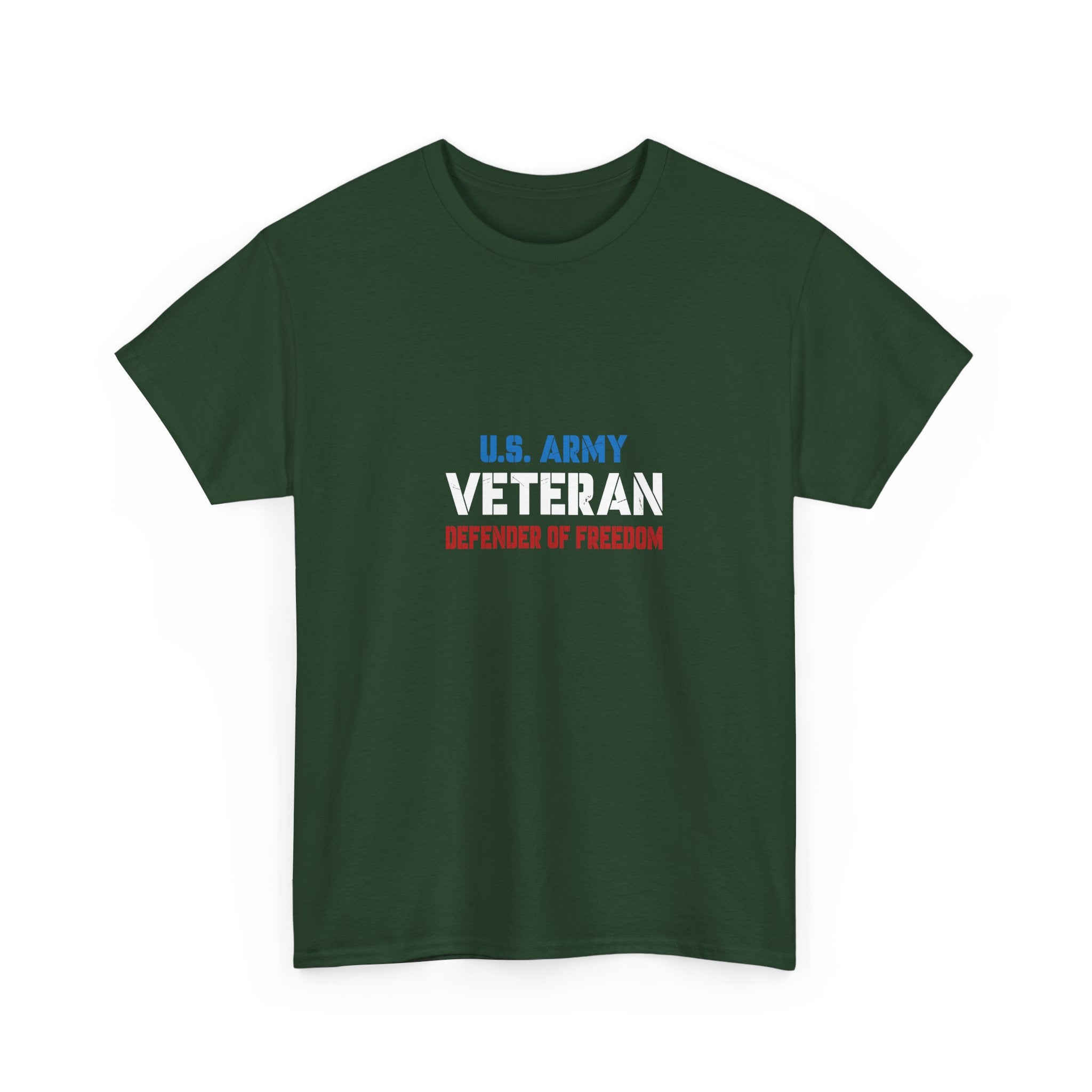 US Army Veteran T-Shirt - Defender of Freedom