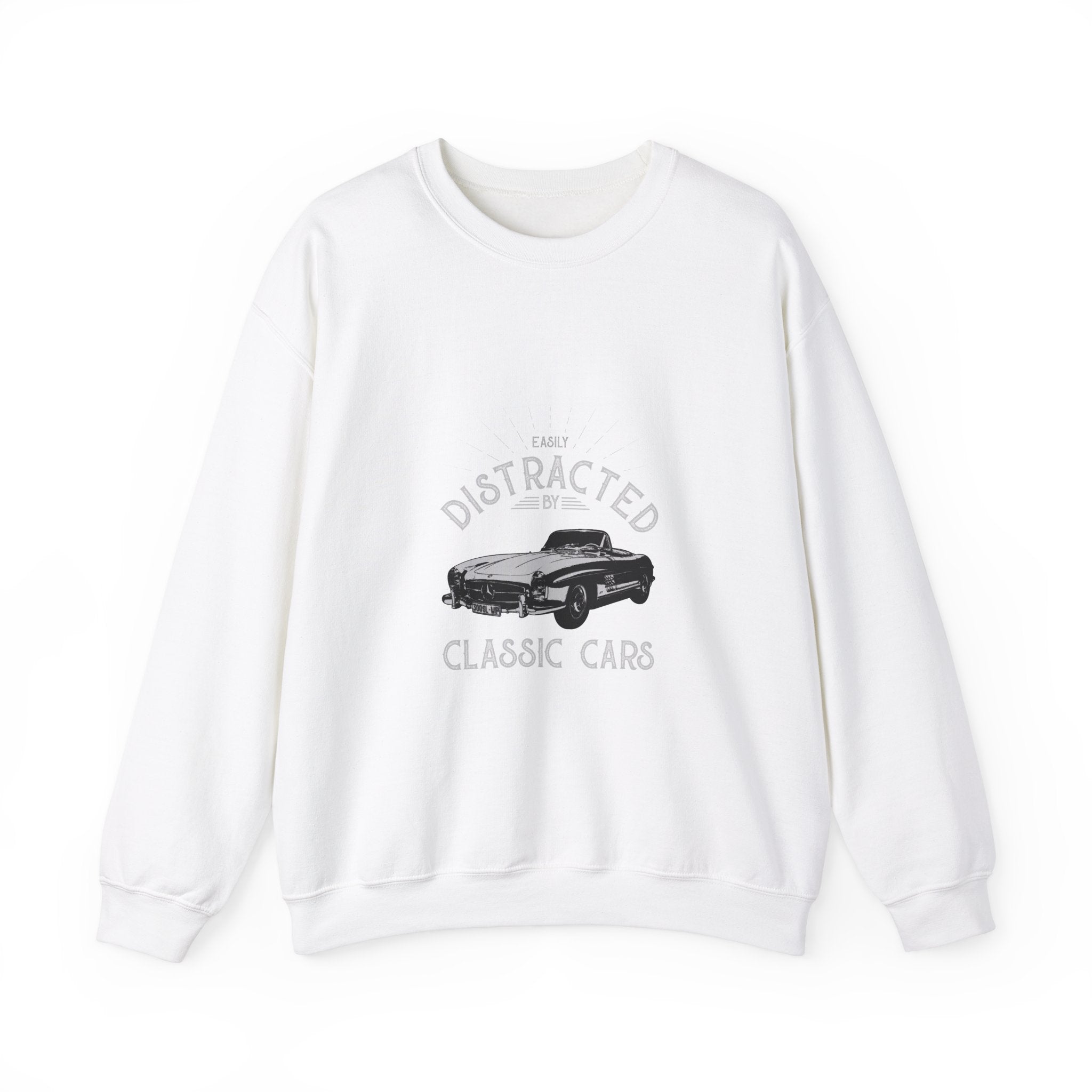 Easily Distracted by Classic Cars Sweatshirt