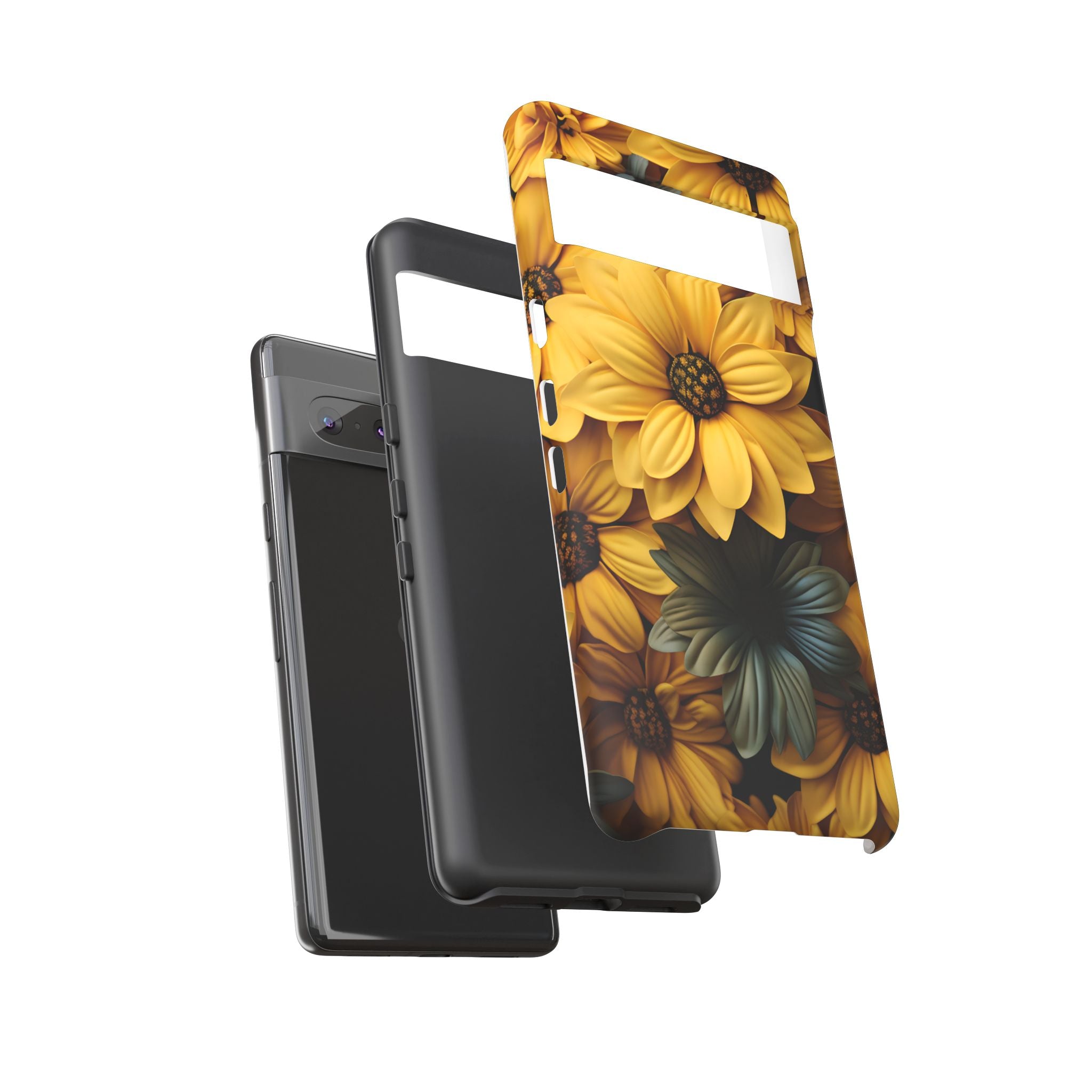 Golden Bloom Google Pixel Case (All Models) - Luxury Phone Cover