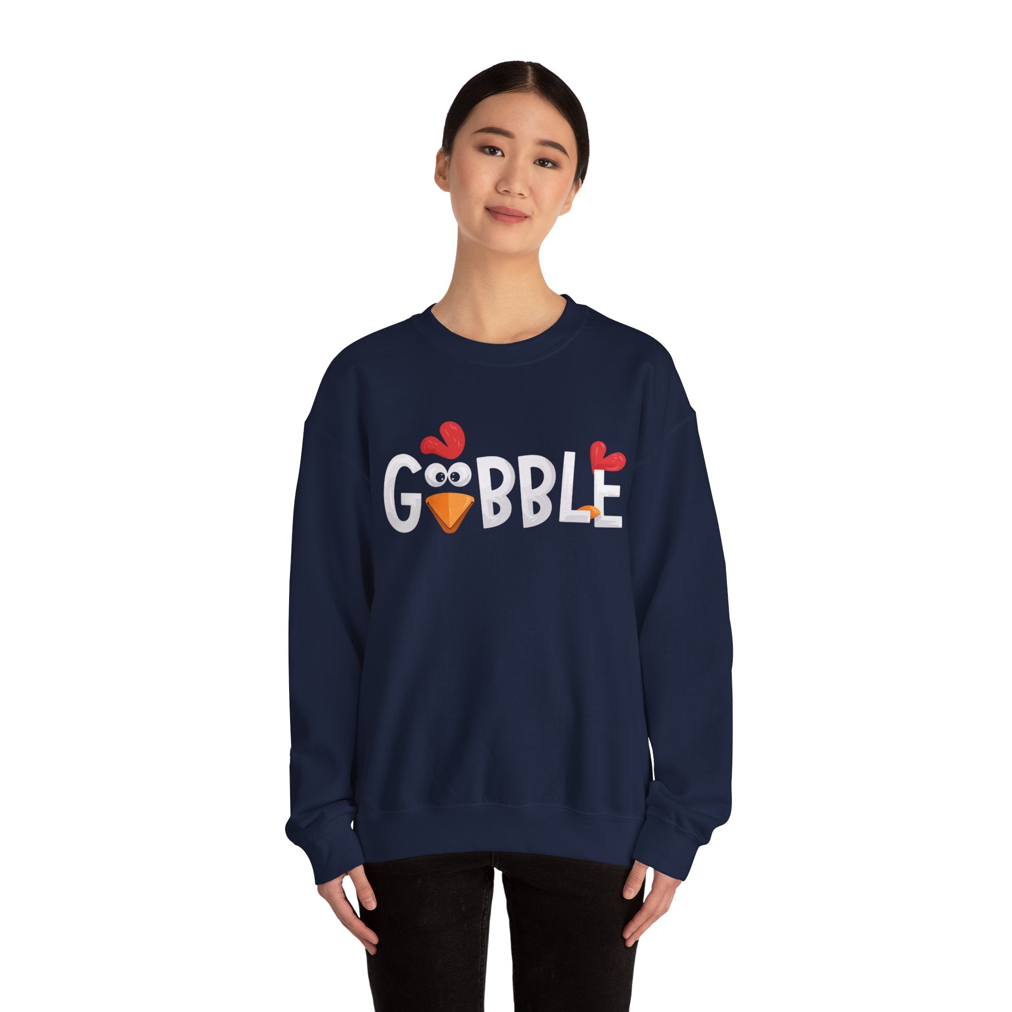 Gobble 'Til You Wobble Thanksgiving Sweatshirt