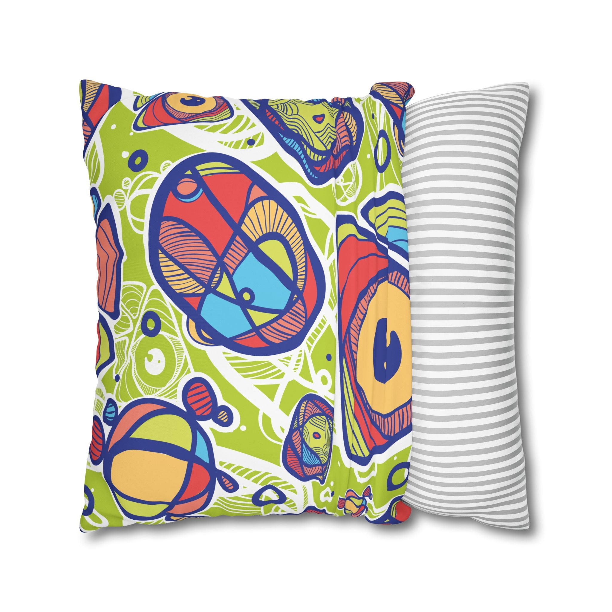 Psychedelic Geo Pillowcase - Vivid Dreams