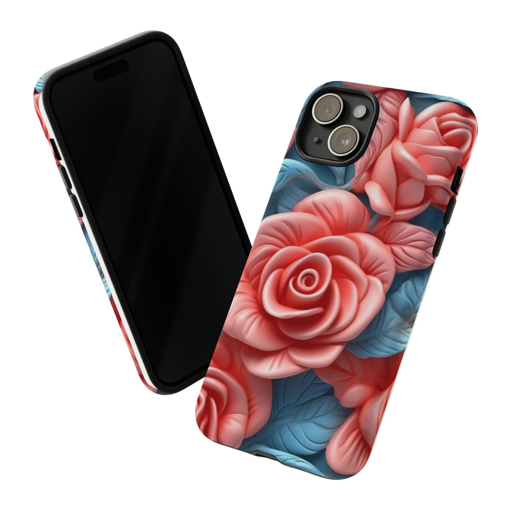 Stylized Floral iPhone Case - Hexagon Stone