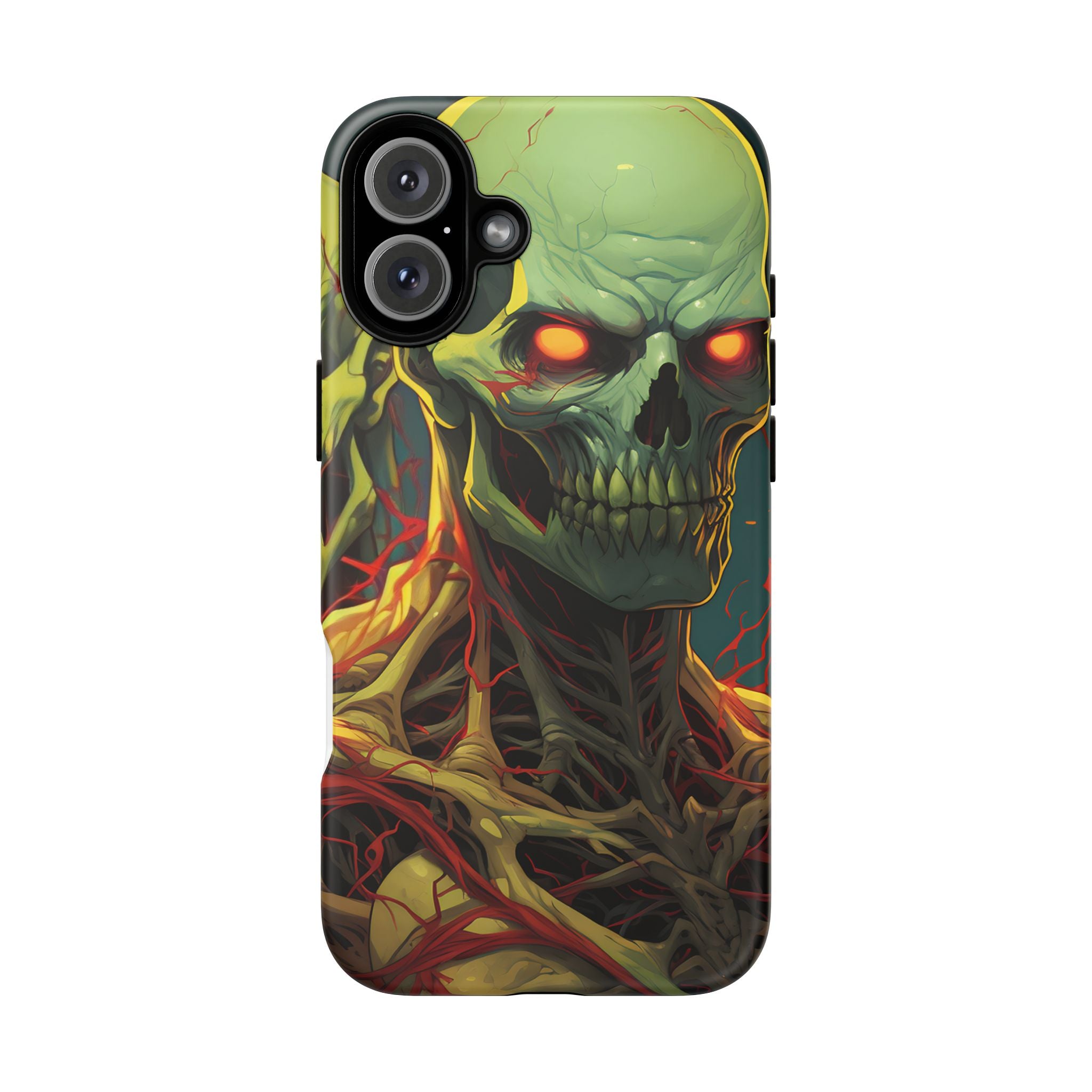 Glowing Skull Hexagon iPhone Case