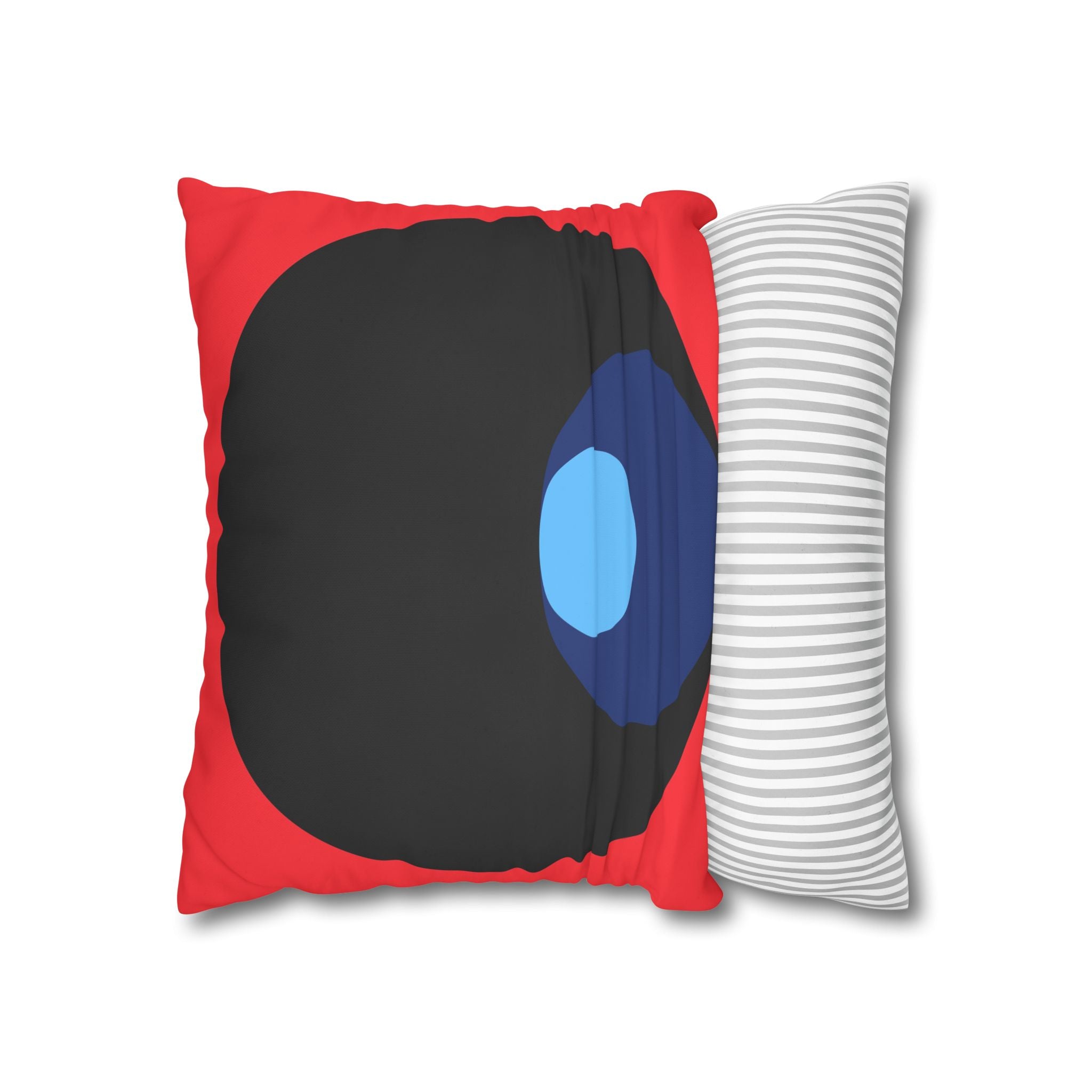 Abstract Circles Red Pillowcase