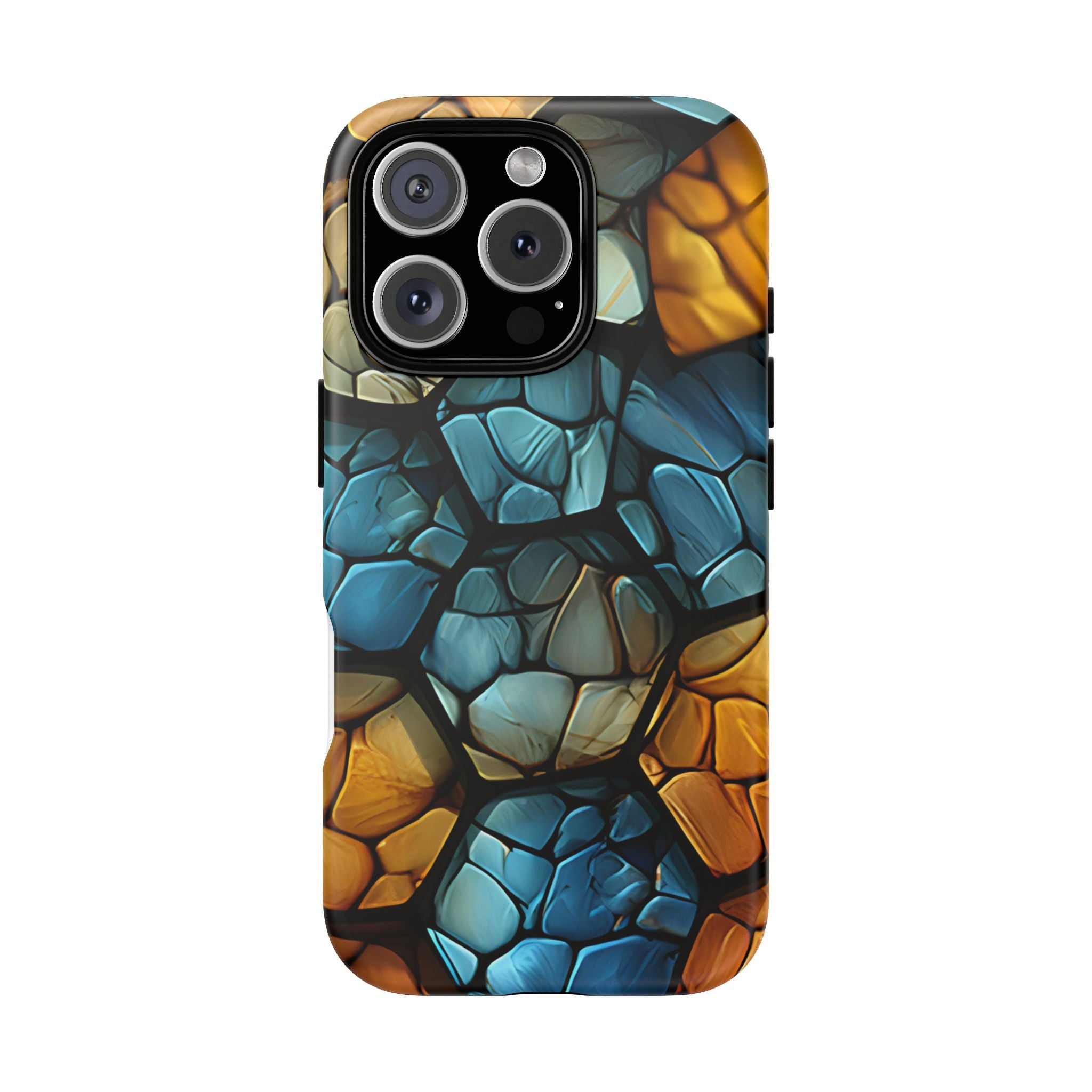 Abstract Stone Mosaic iPhone Case