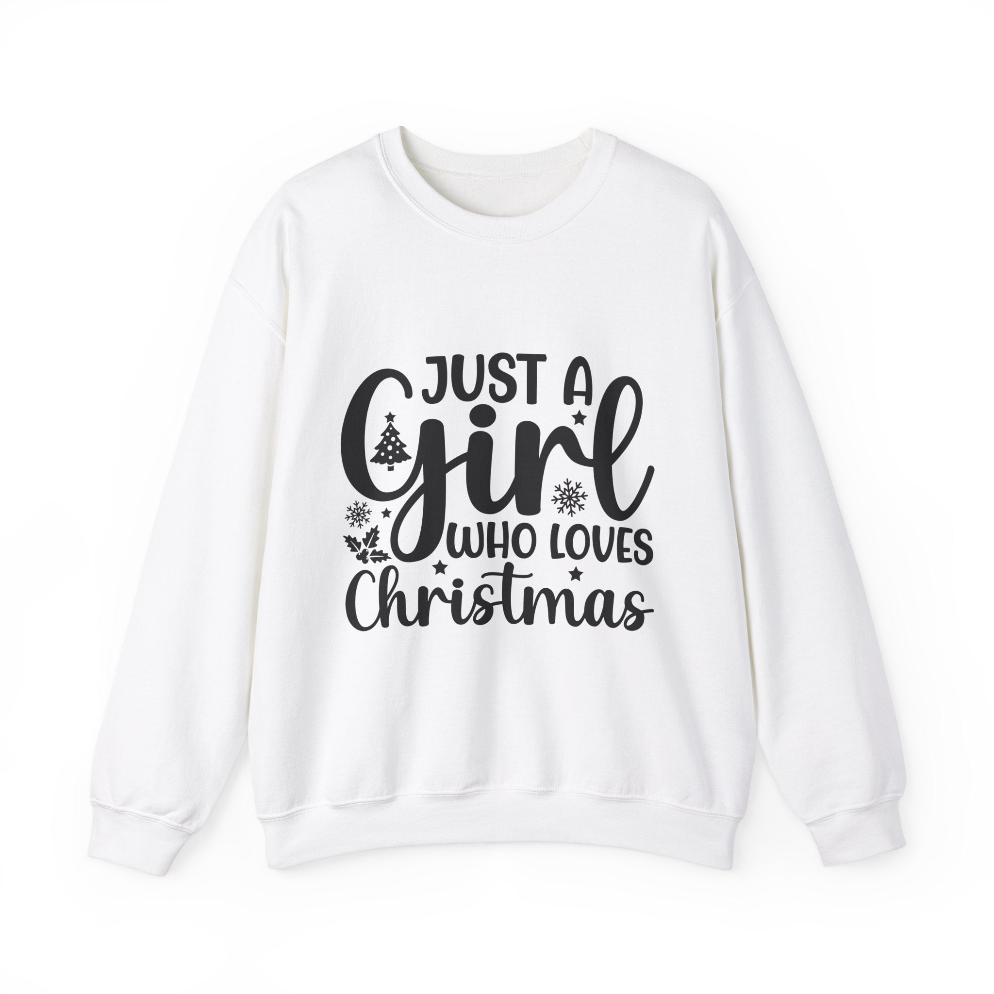 Black Christmas Sweatshirt: Minimalist Style