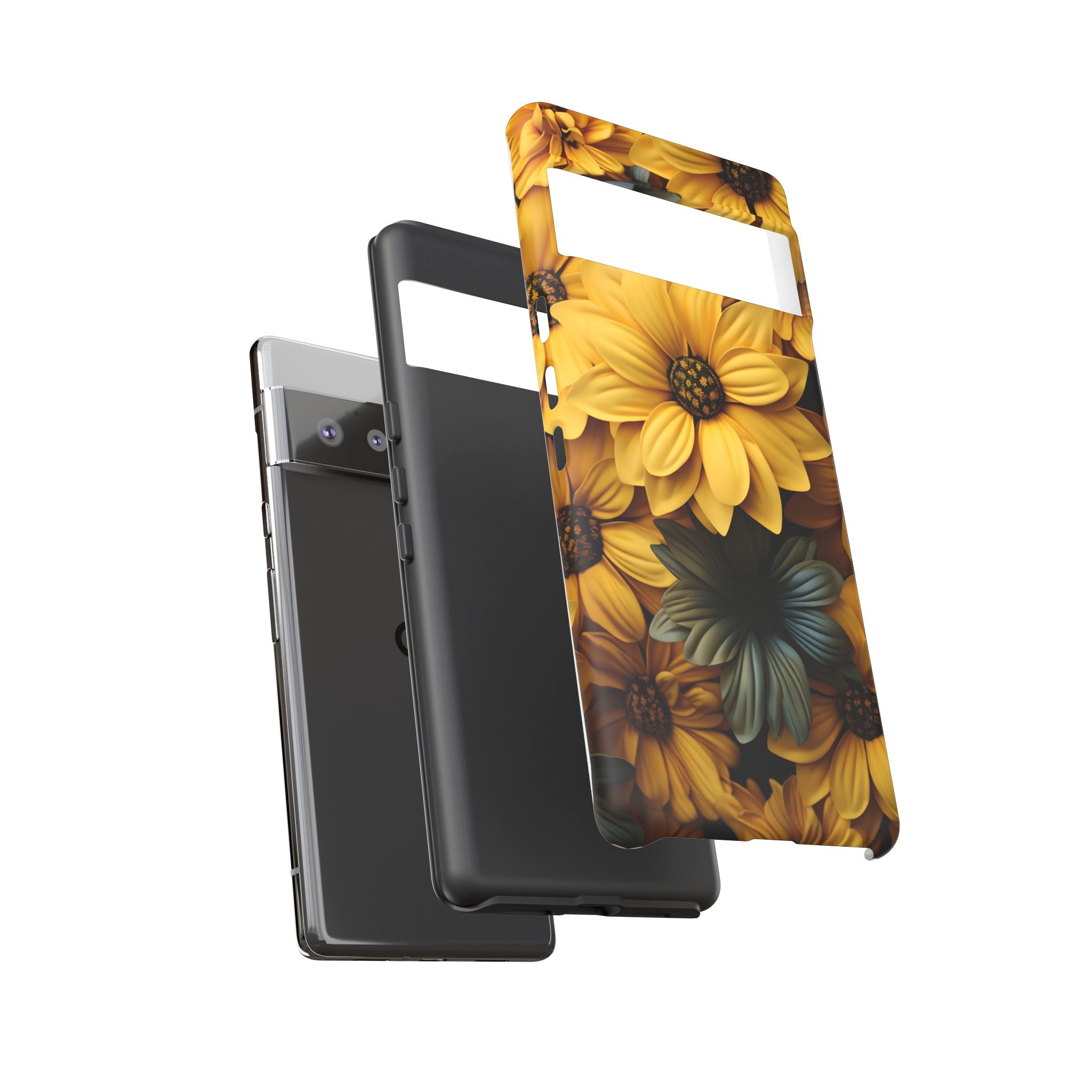 Golden Bloom Google Pixel Case (All Models) - Luxury Phone Cover