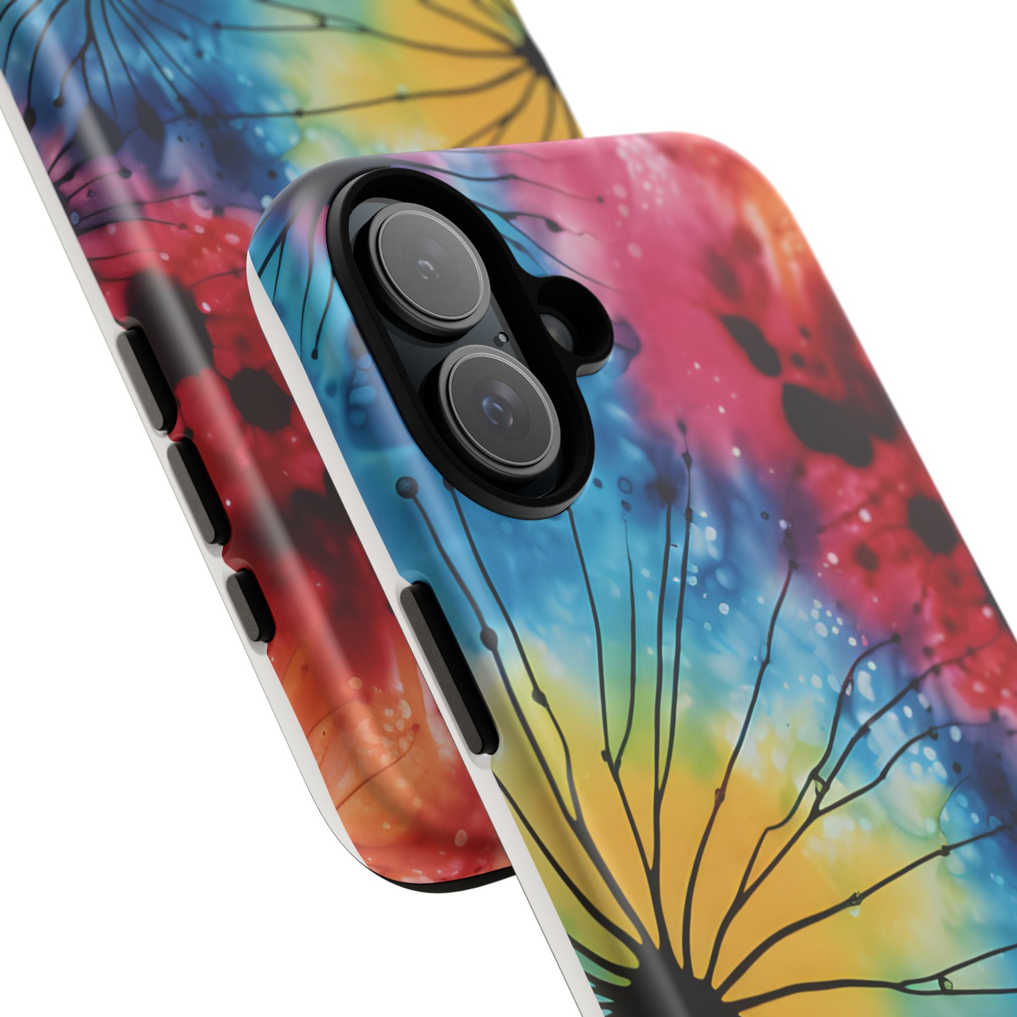 Cosmic Bloom Hexagon Stone iPhone Case