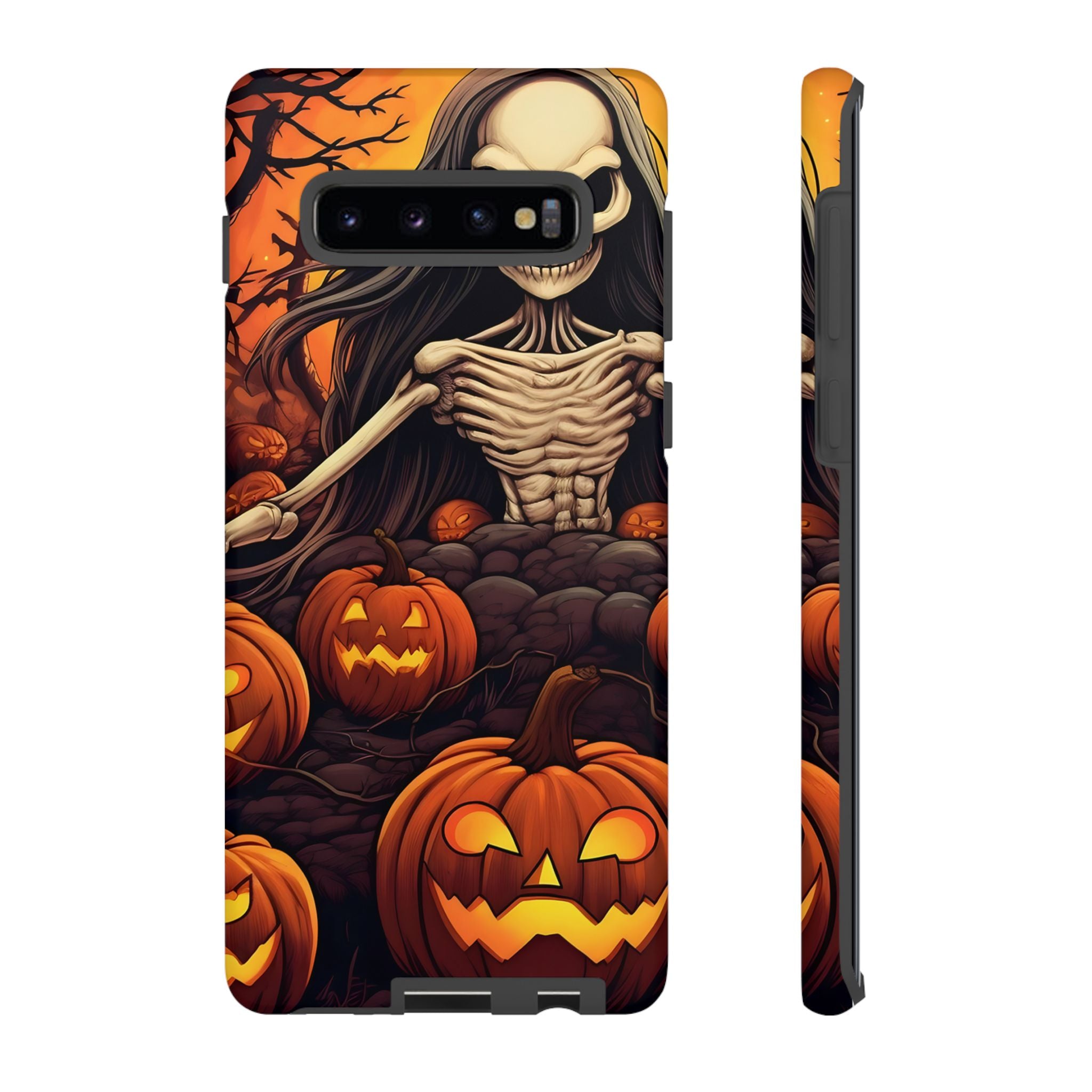 Spooky Skeleton Halloween Samsung Case