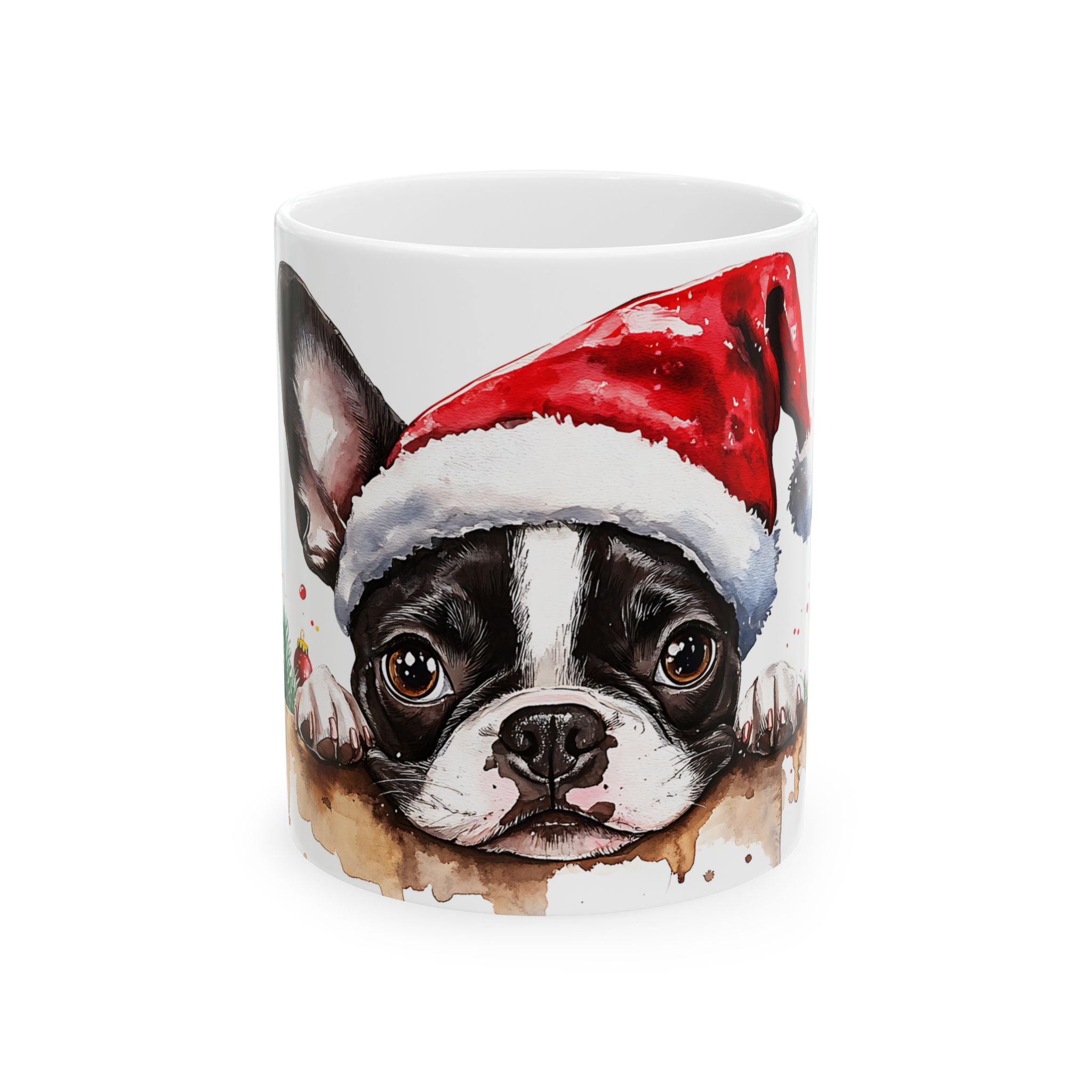 French Bulldog Santa Mug - Xmas Gift