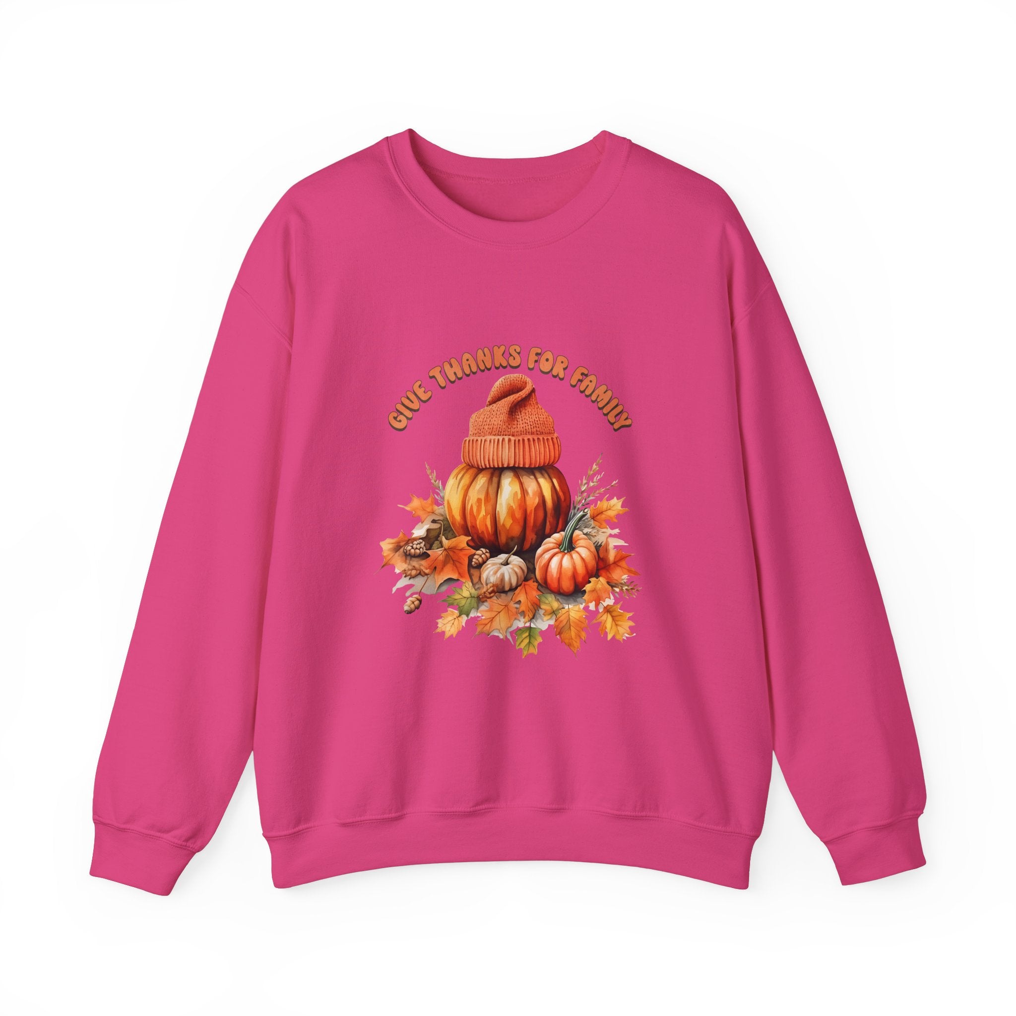 Give Thanks Family Watercolor Sweatshirt