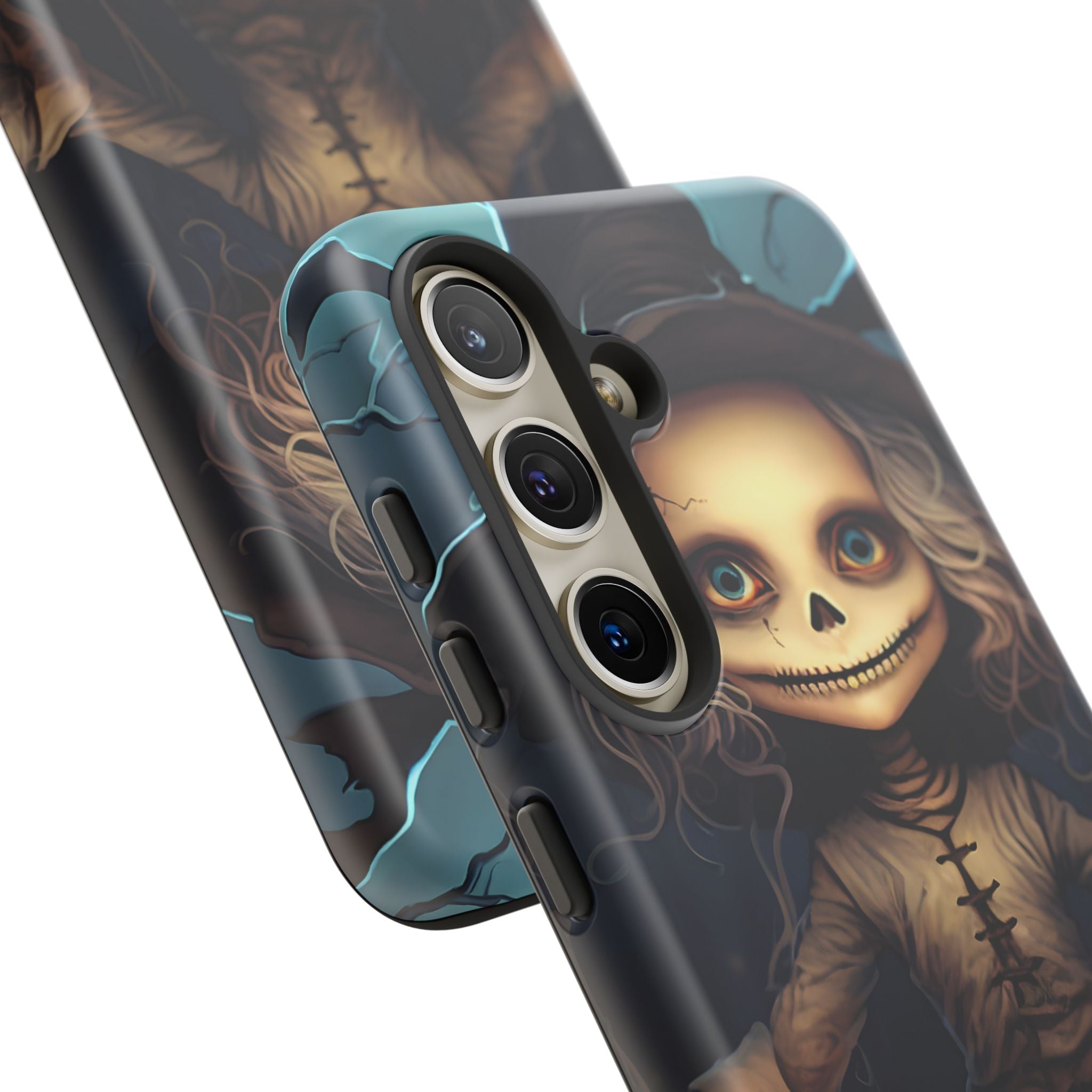 Spooky Skull Girl Halloween Samsung Case